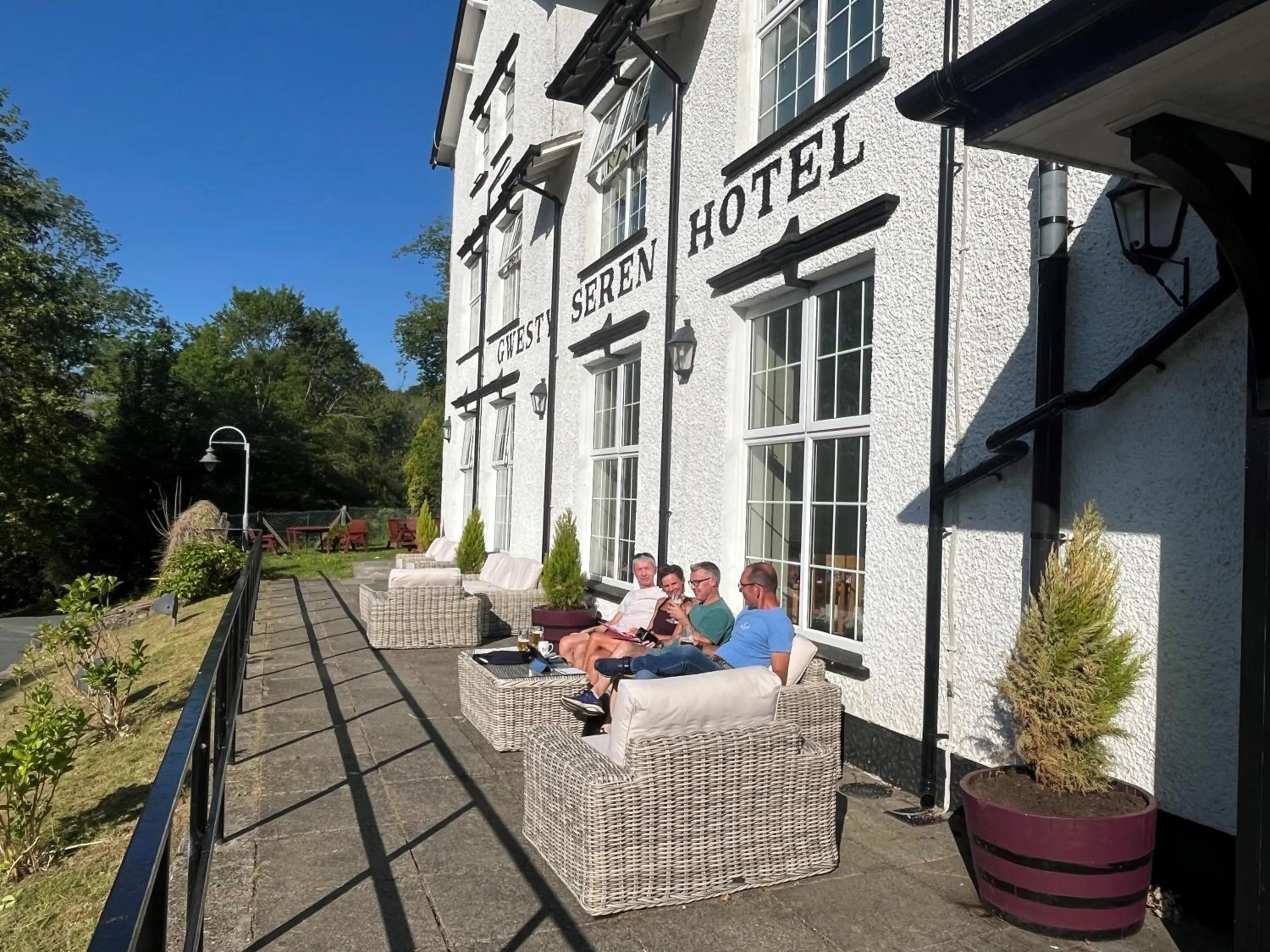 Patio in Gwesty Seren Hotel