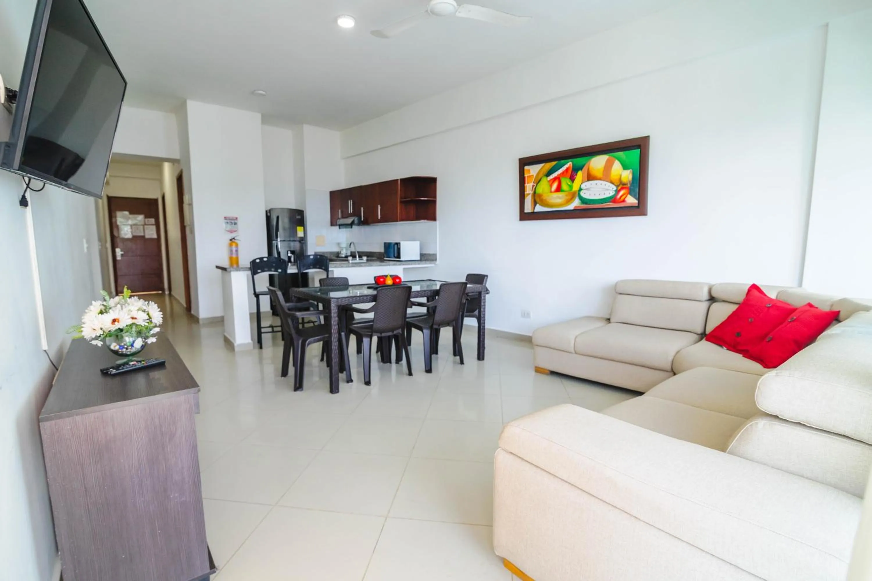 Living room in Apartamento Unik Cartagena Edificio Poseidón
