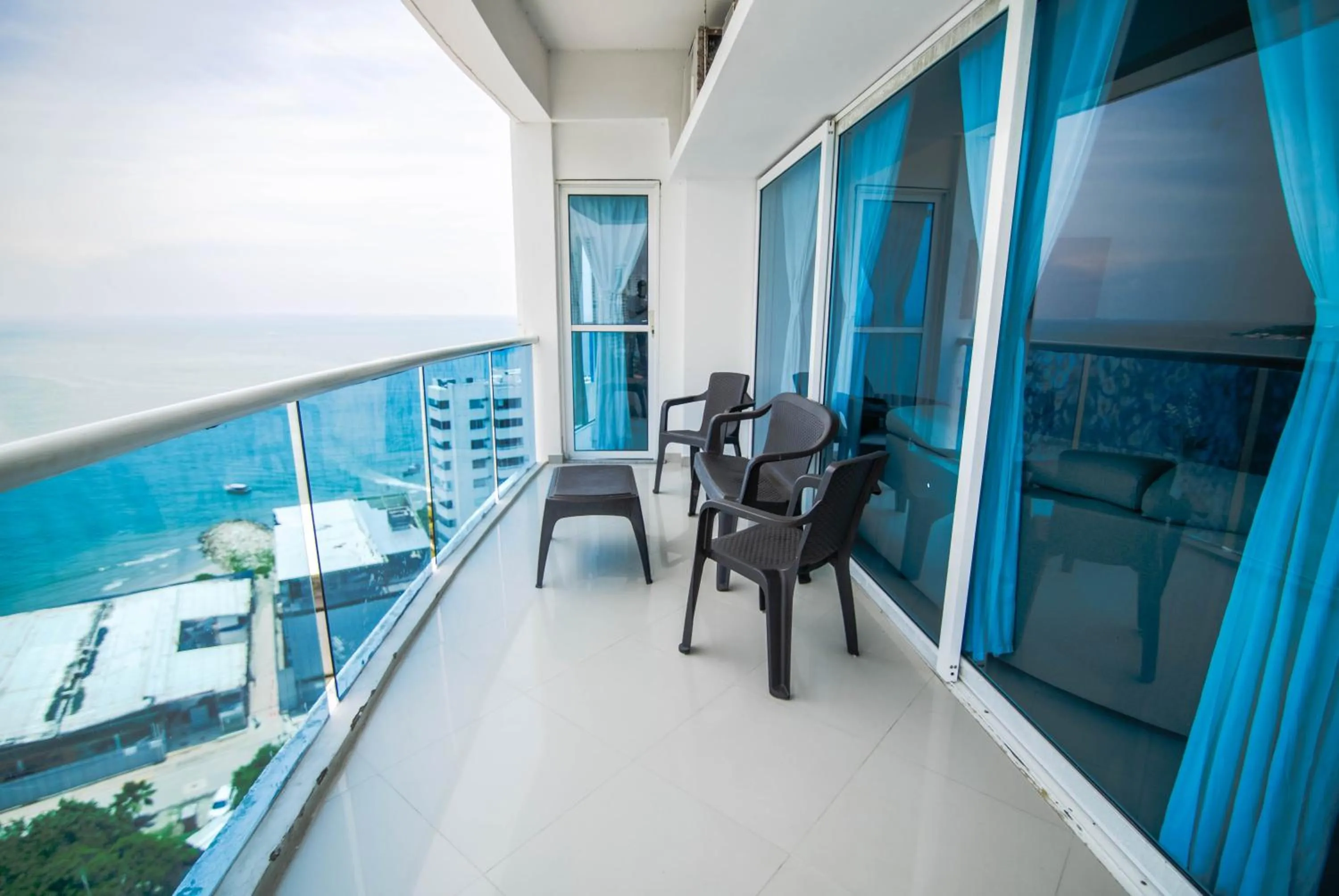 Balcony/Terrace in Apartamento Unik Cartagena Edificio Poseidón