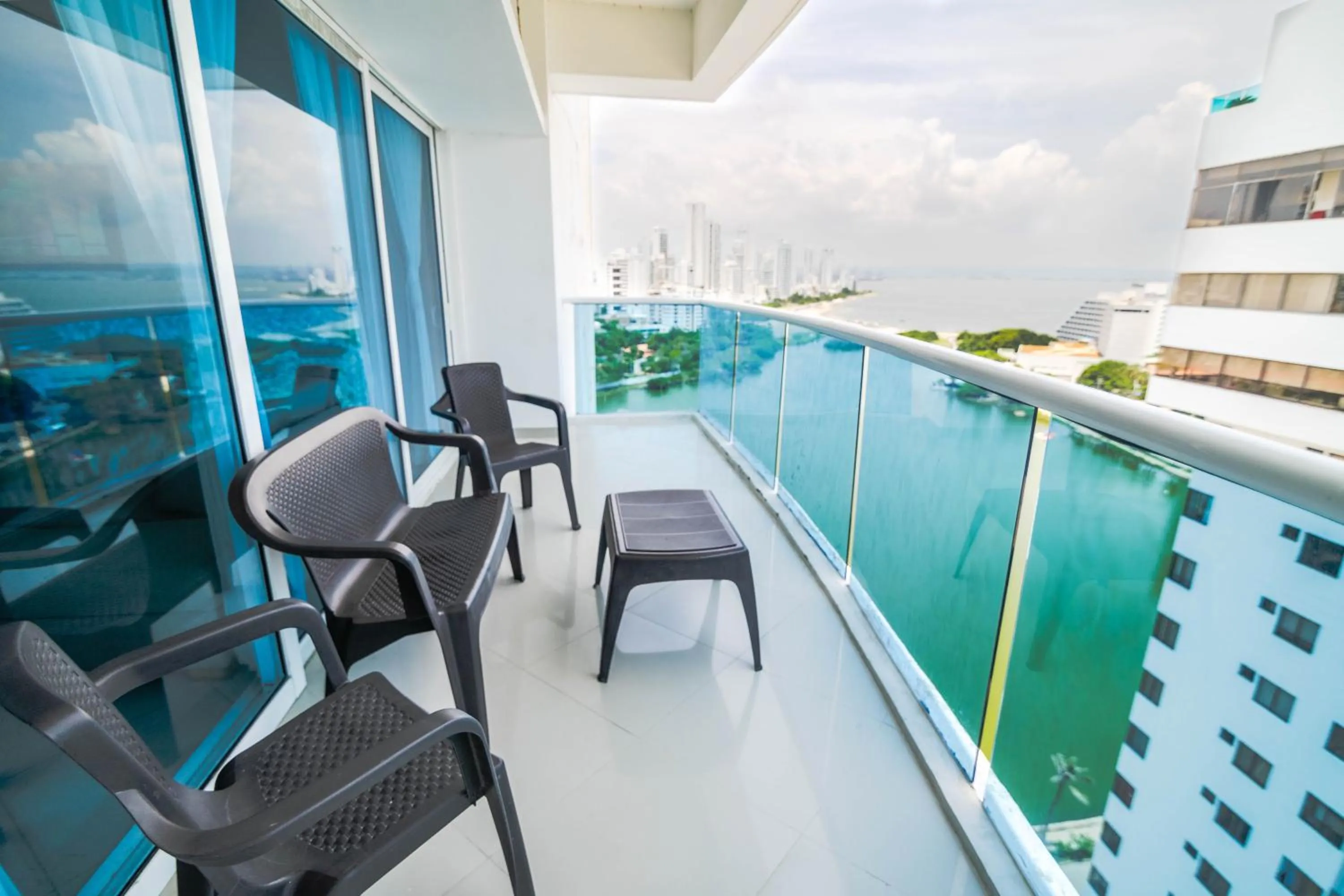 Balcony/Terrace in Apartamento Unik Cartagena Edificio Poseidón