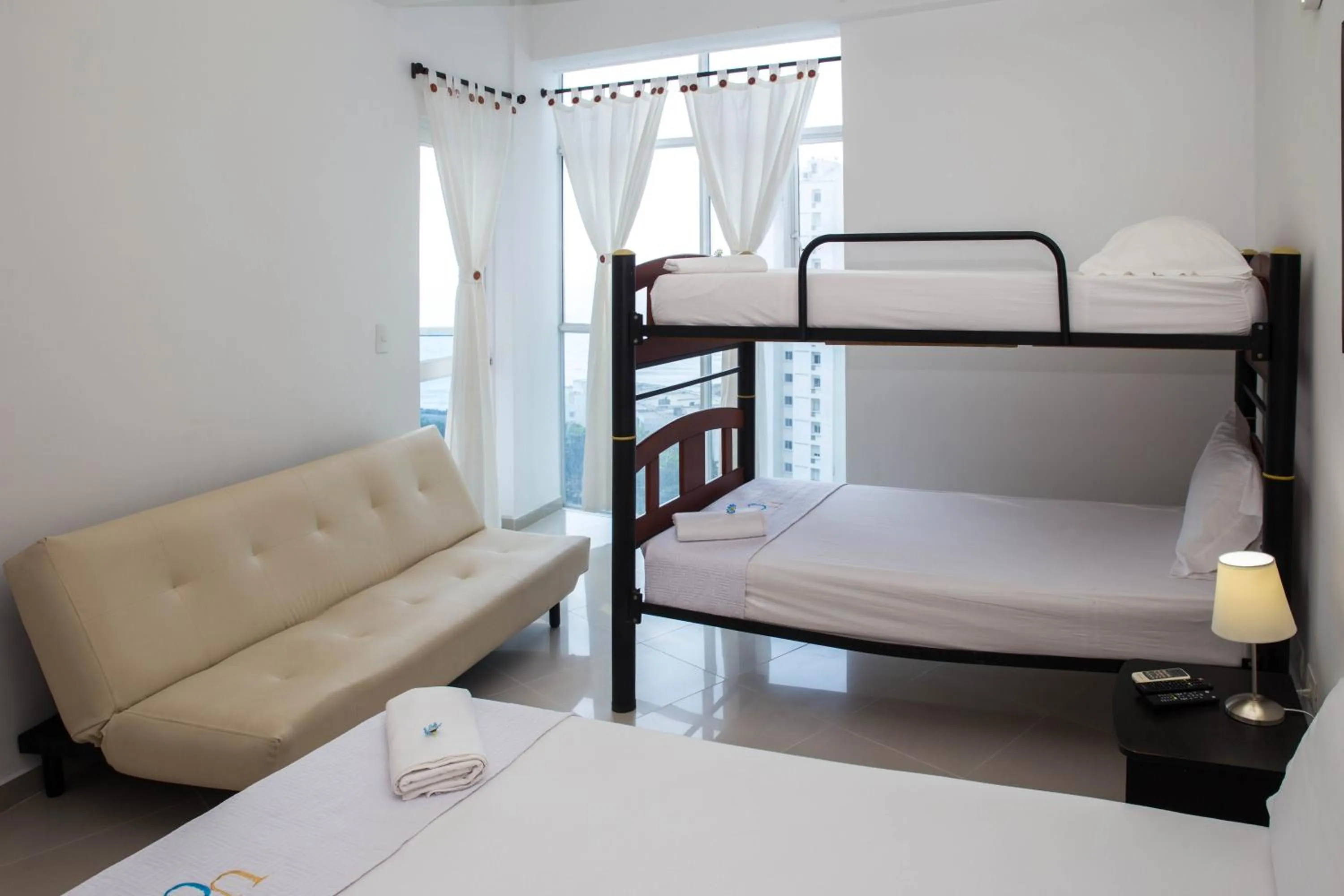 Bed in Apartamento Unik Cartagena Edificio Poseidón