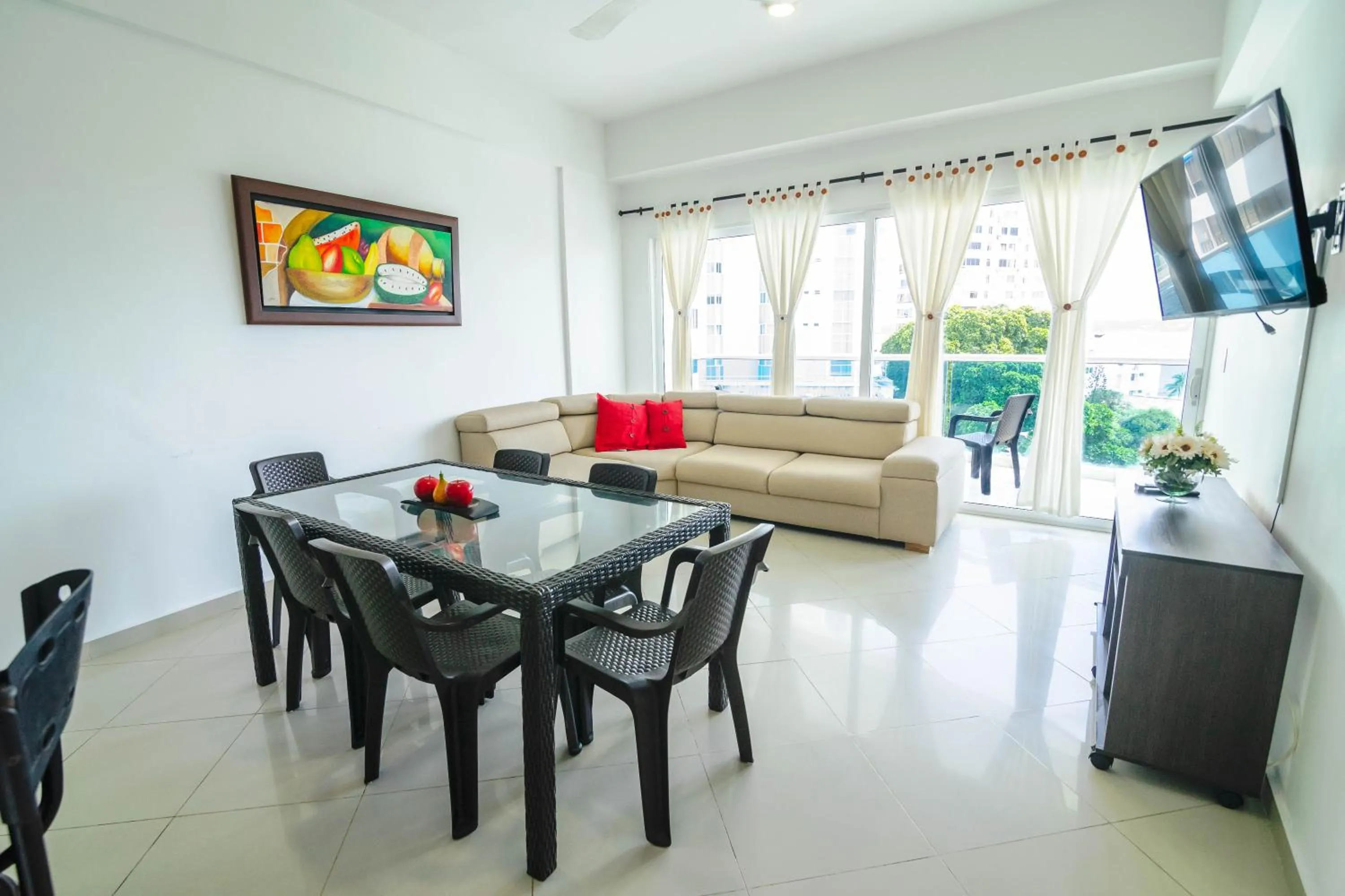 Living room in Apartamento Unik Cartagena Edificio Poseidón