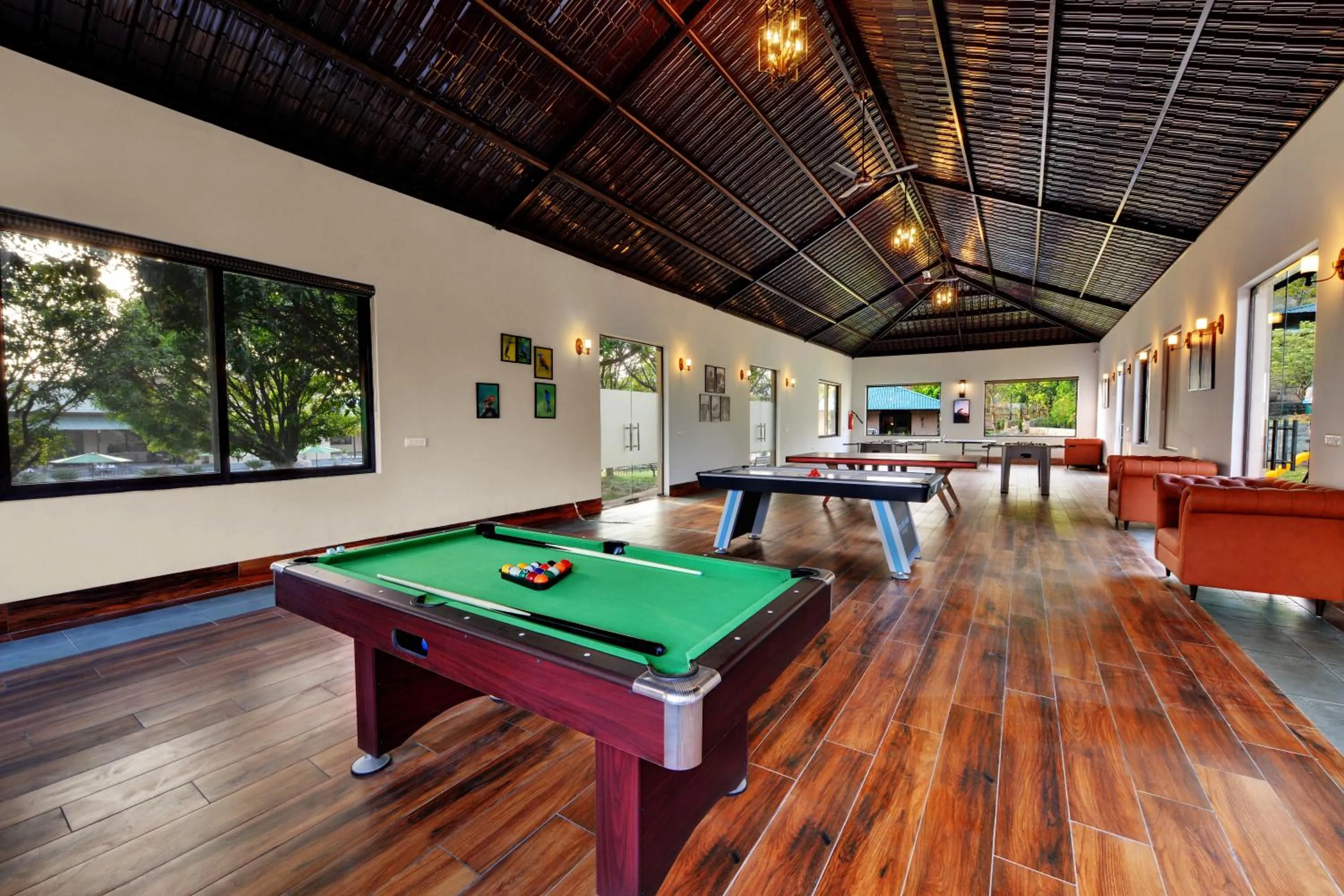 Billiard in Debu's The Fern Resort & Spa, Jim Corbett, Series by Marriott