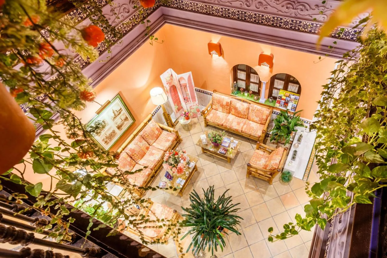 Bird's eye view in Patio de La Alameda