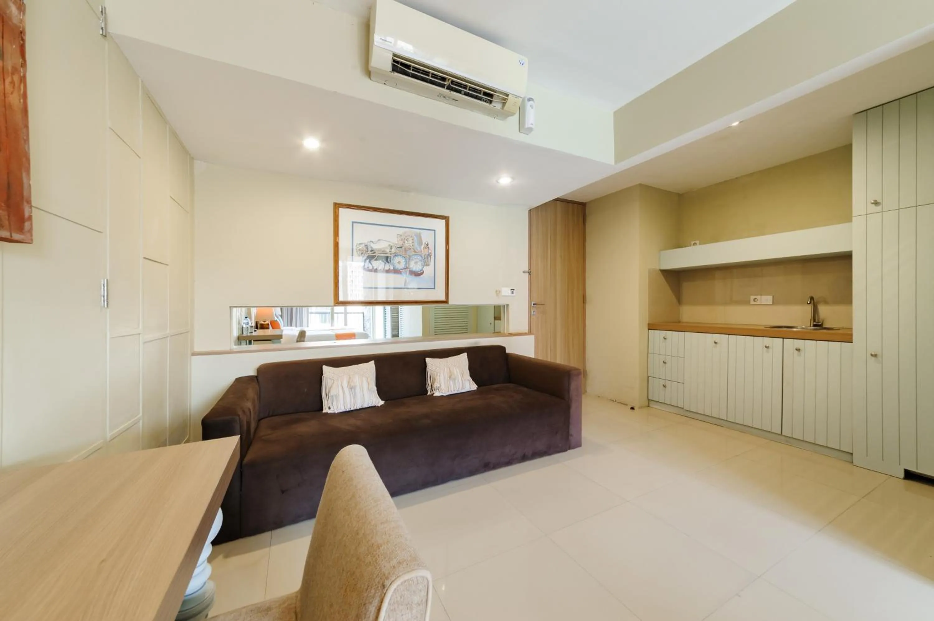 Seating area in Sans Vibes Astana Residence Seminyak