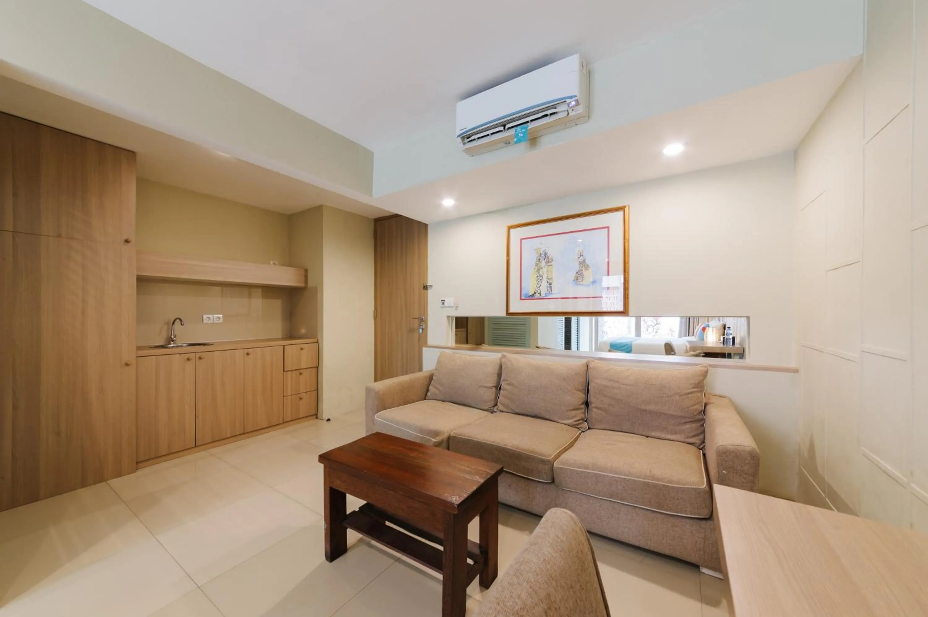 Seating area in Sans Vibes Astana Residence Seminyak