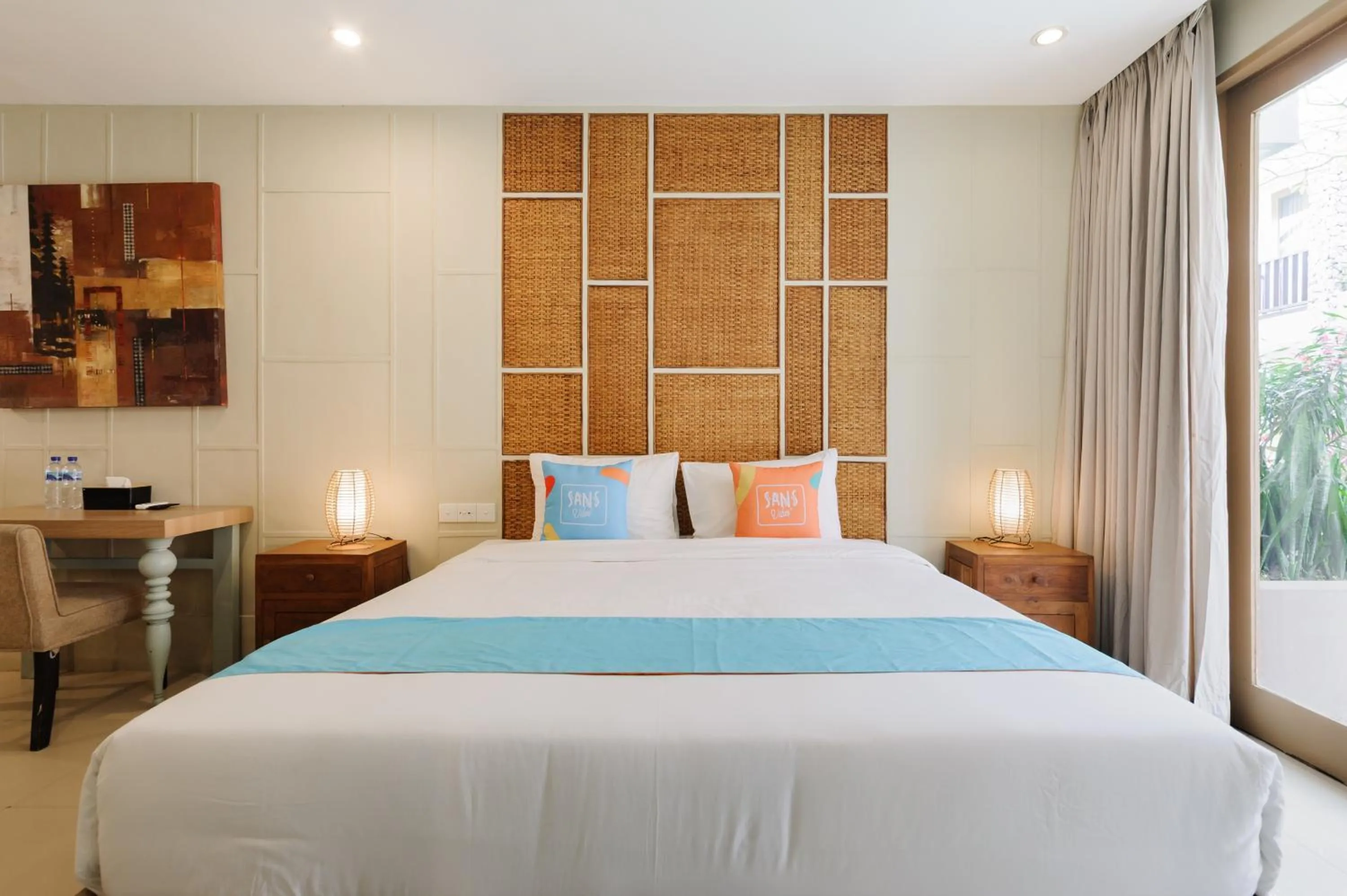 Bedroom, Bed in Sans Vibes Astana Residence Seminyak