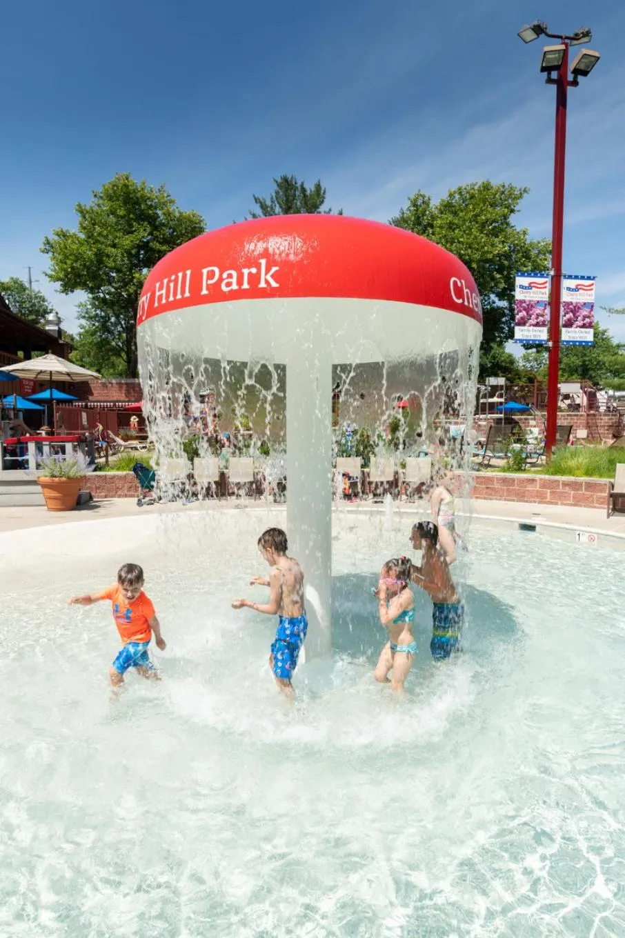 Swimming pool in Cherry Hill Park
