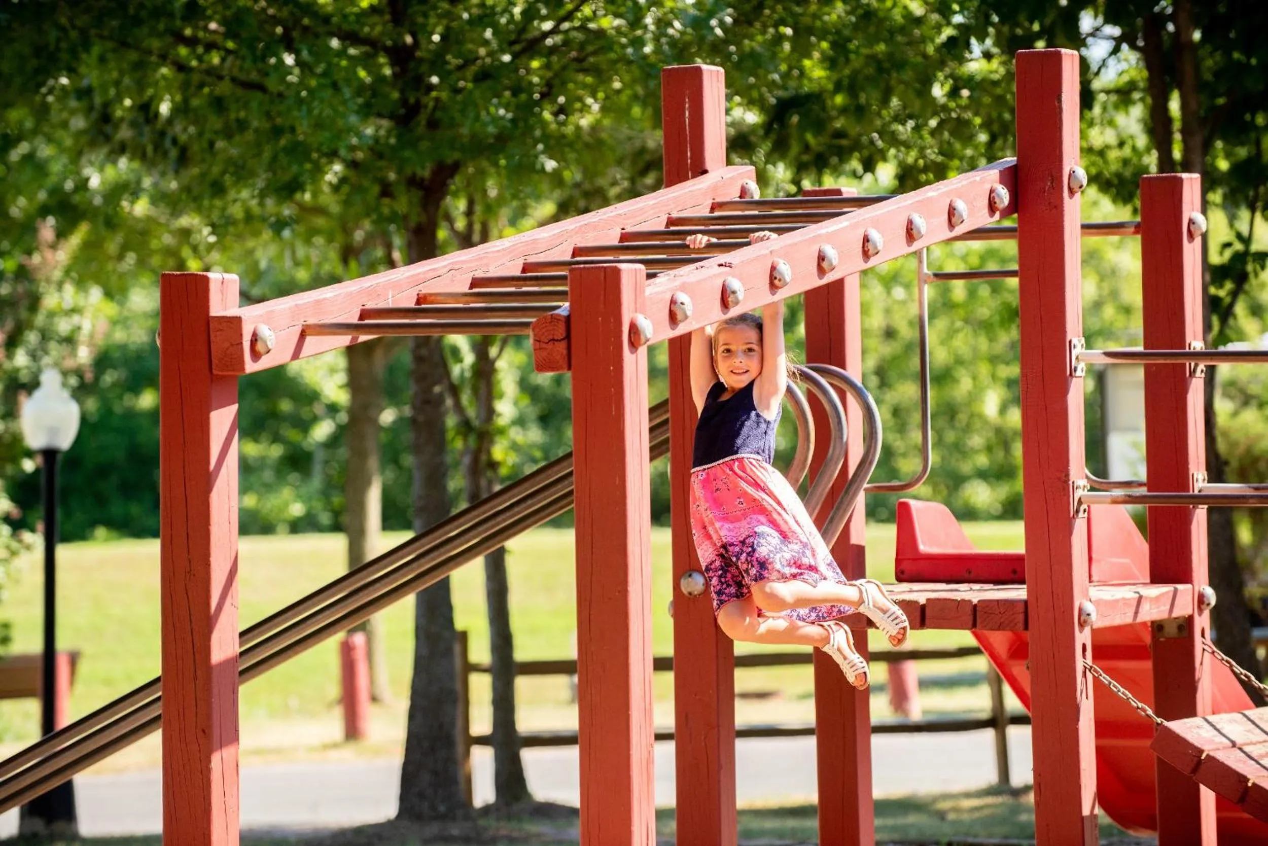 Children play ground in Cherry Hill Park