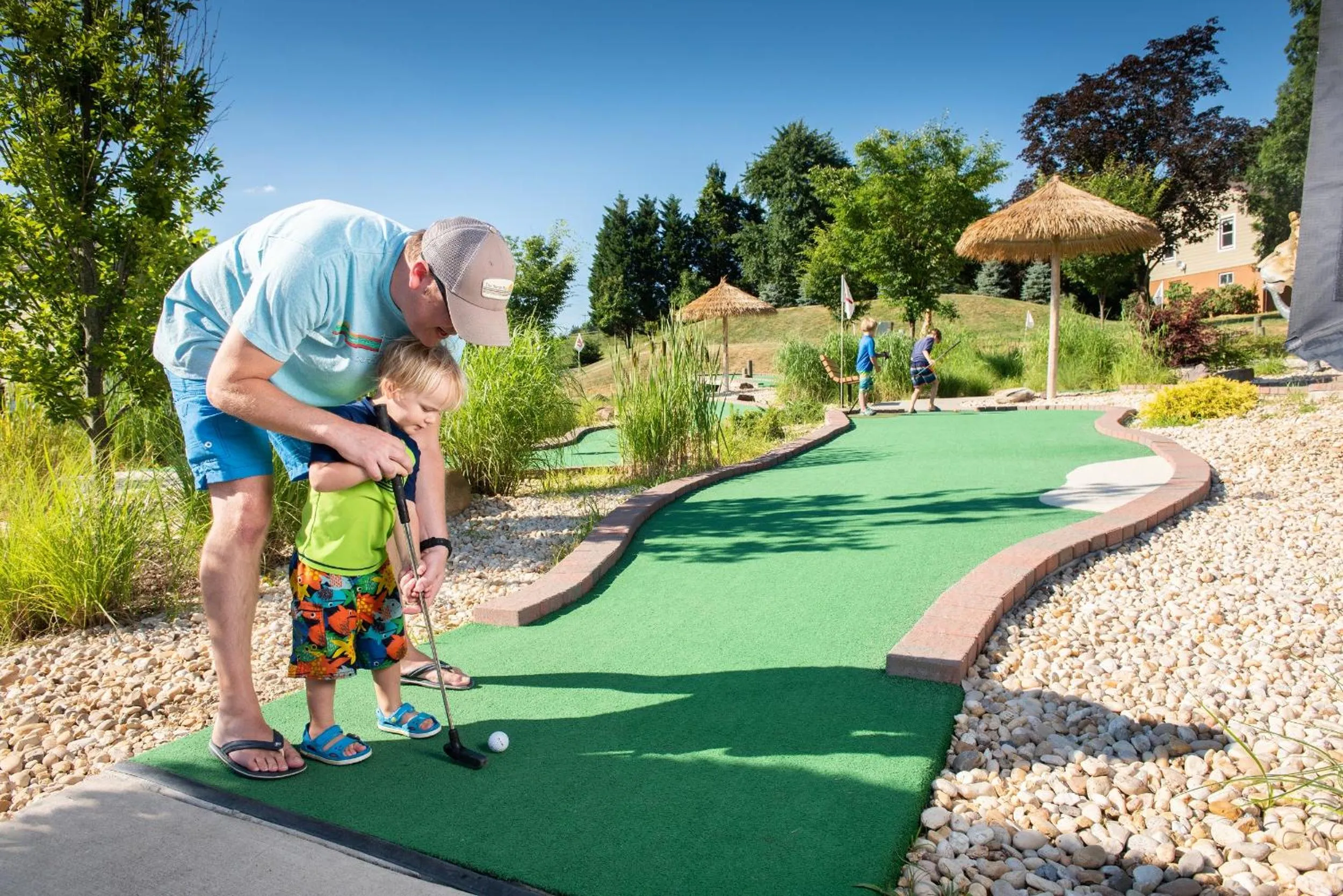 Minigolf in Cherry Hill Park
