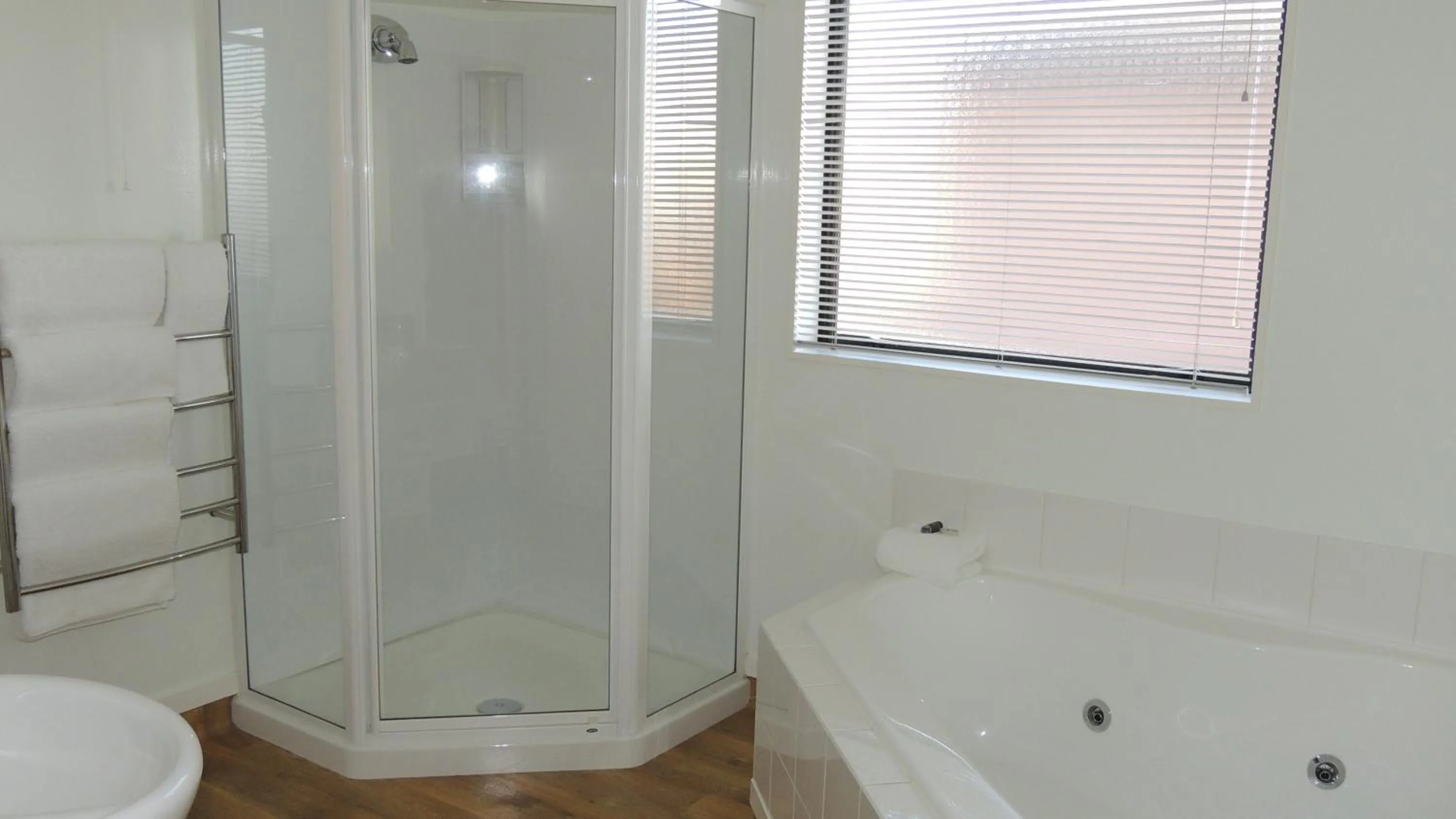 Shower in Central Motor Lodge