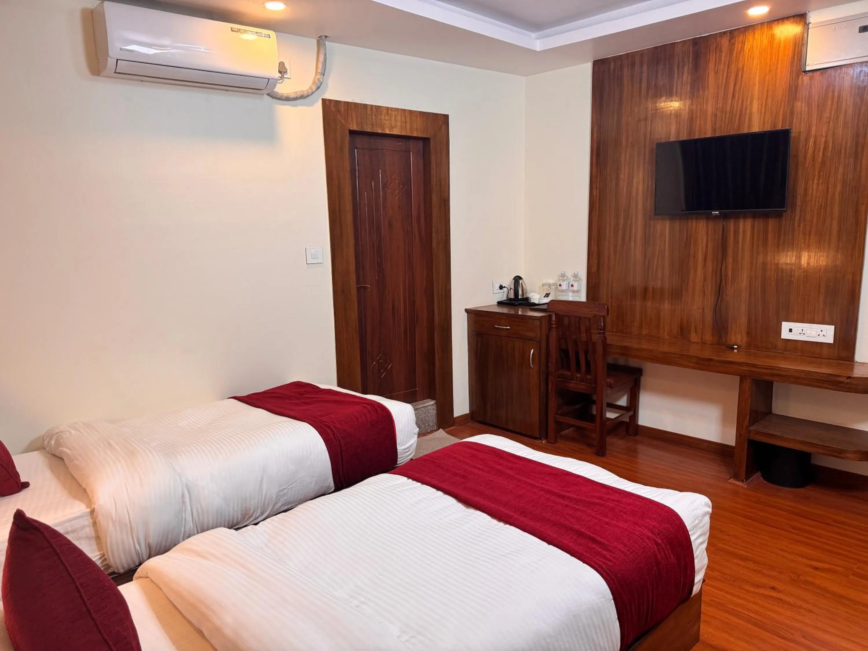 Bed in Stupa Boutique Hotel