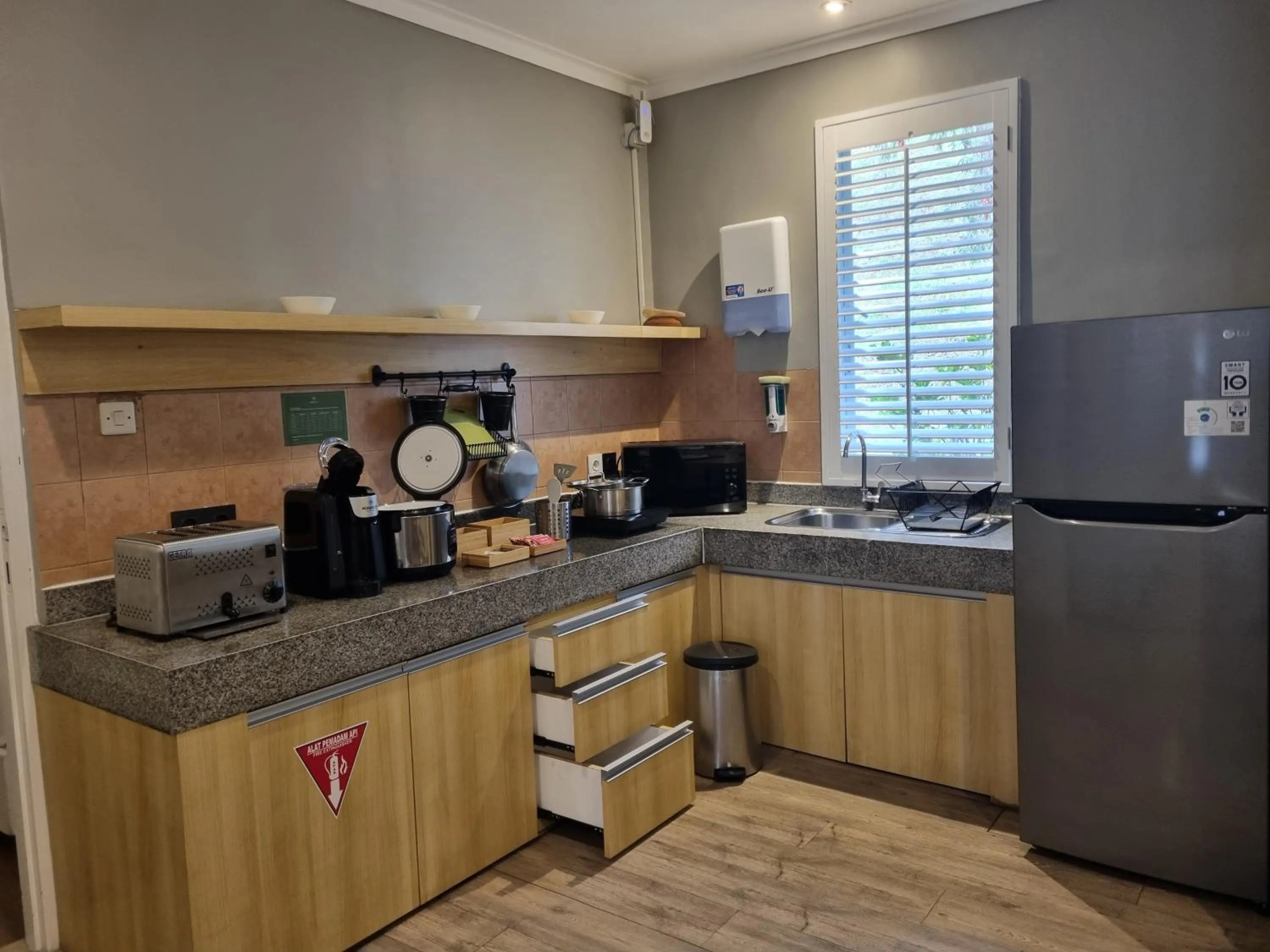 Kitchen or kitchenette in Pesona Alam Resort & Spa