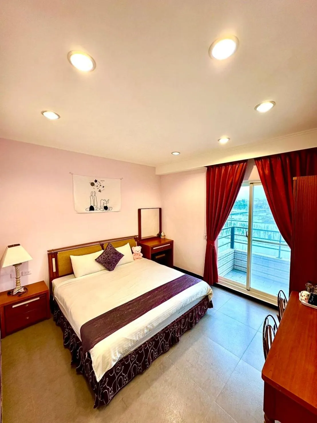 Bed in Rice Countryside