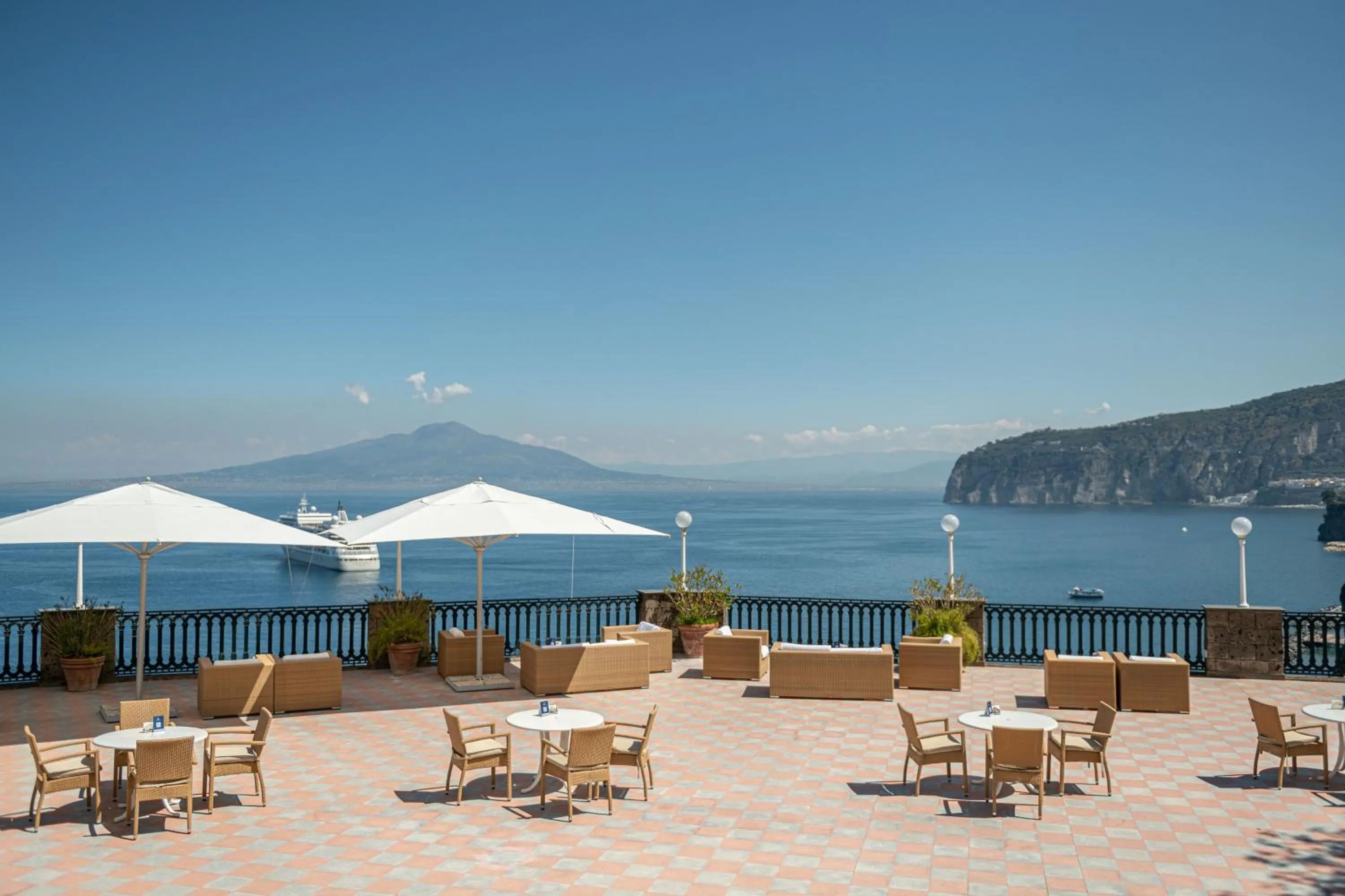 Balcony/Terrace in Grand Hotel Europa Palace Sorrento