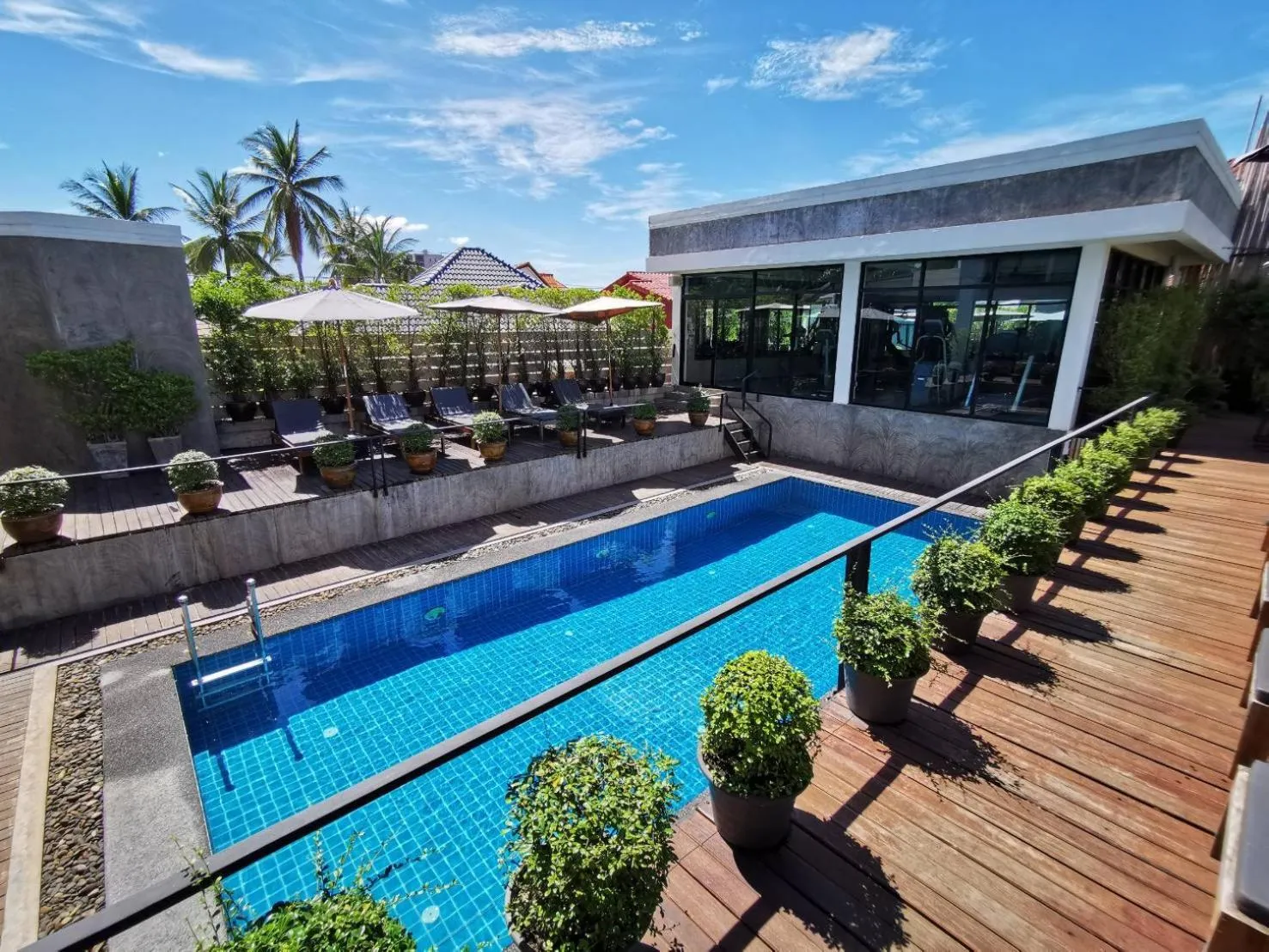 Pool view in S Park Design Hotel