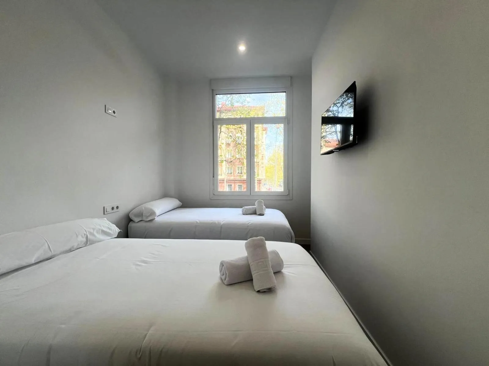 Bed in Hostal Bernabeu