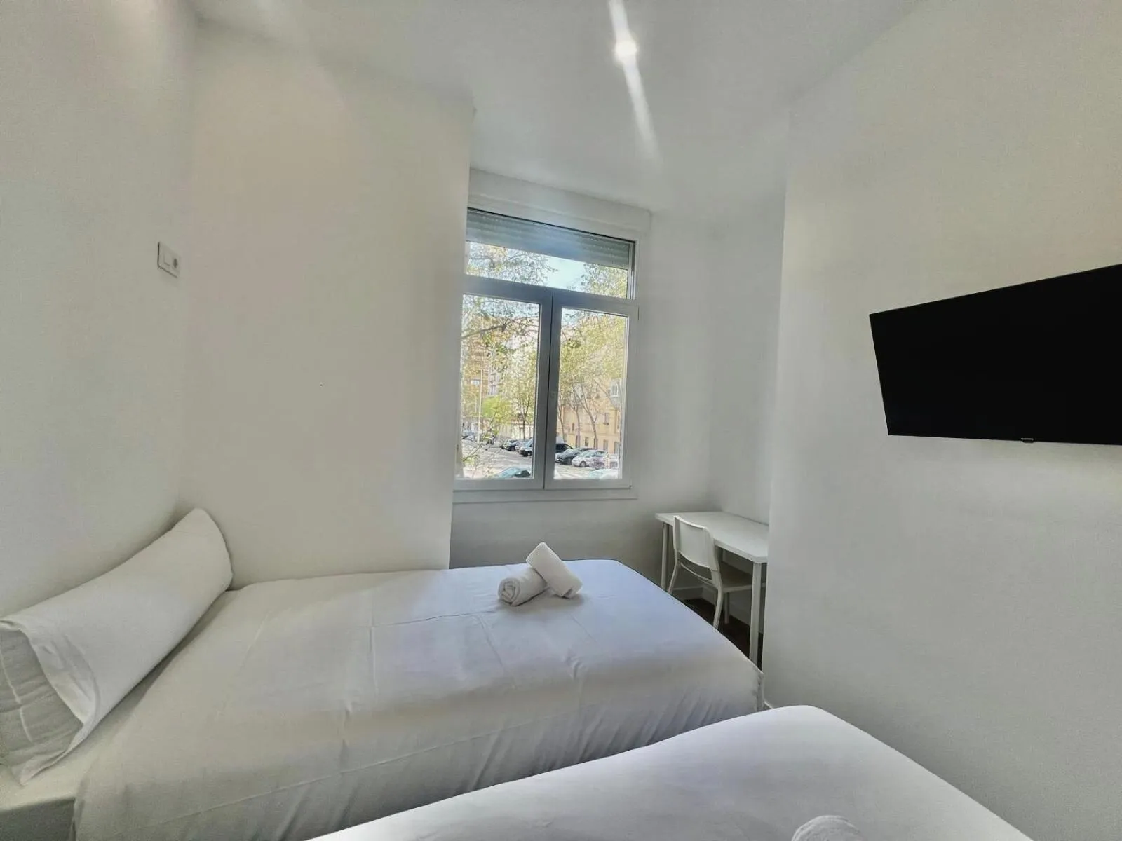 Bed in Hostal Bernabeu