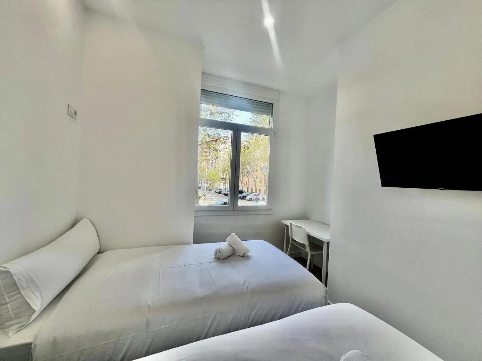 Bed in Hostal Bernabeu