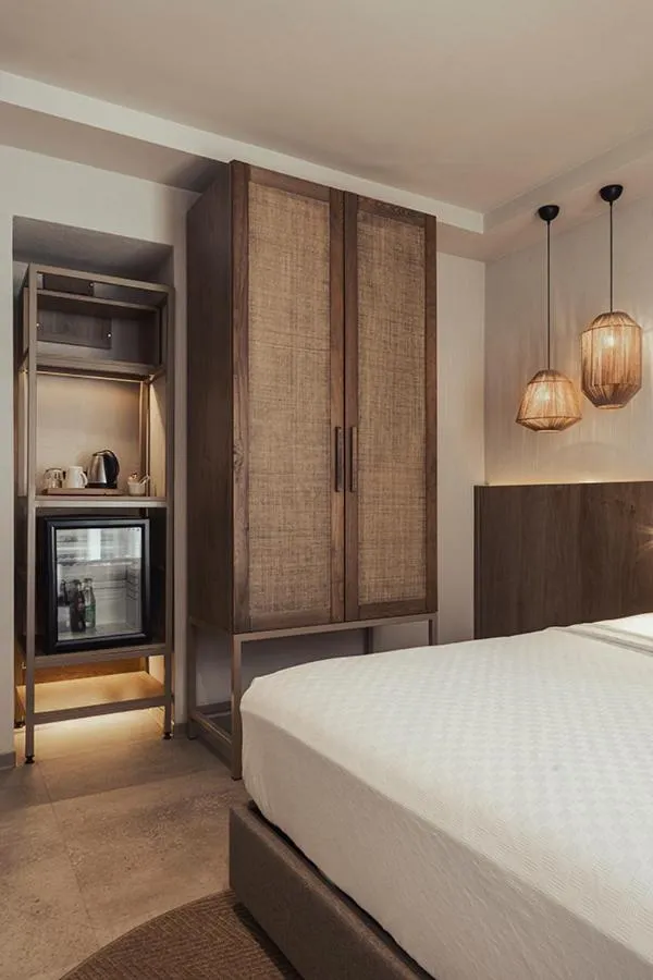 Bedroom, Bed in En Vie Beach Boutique Hotel - Adults Only