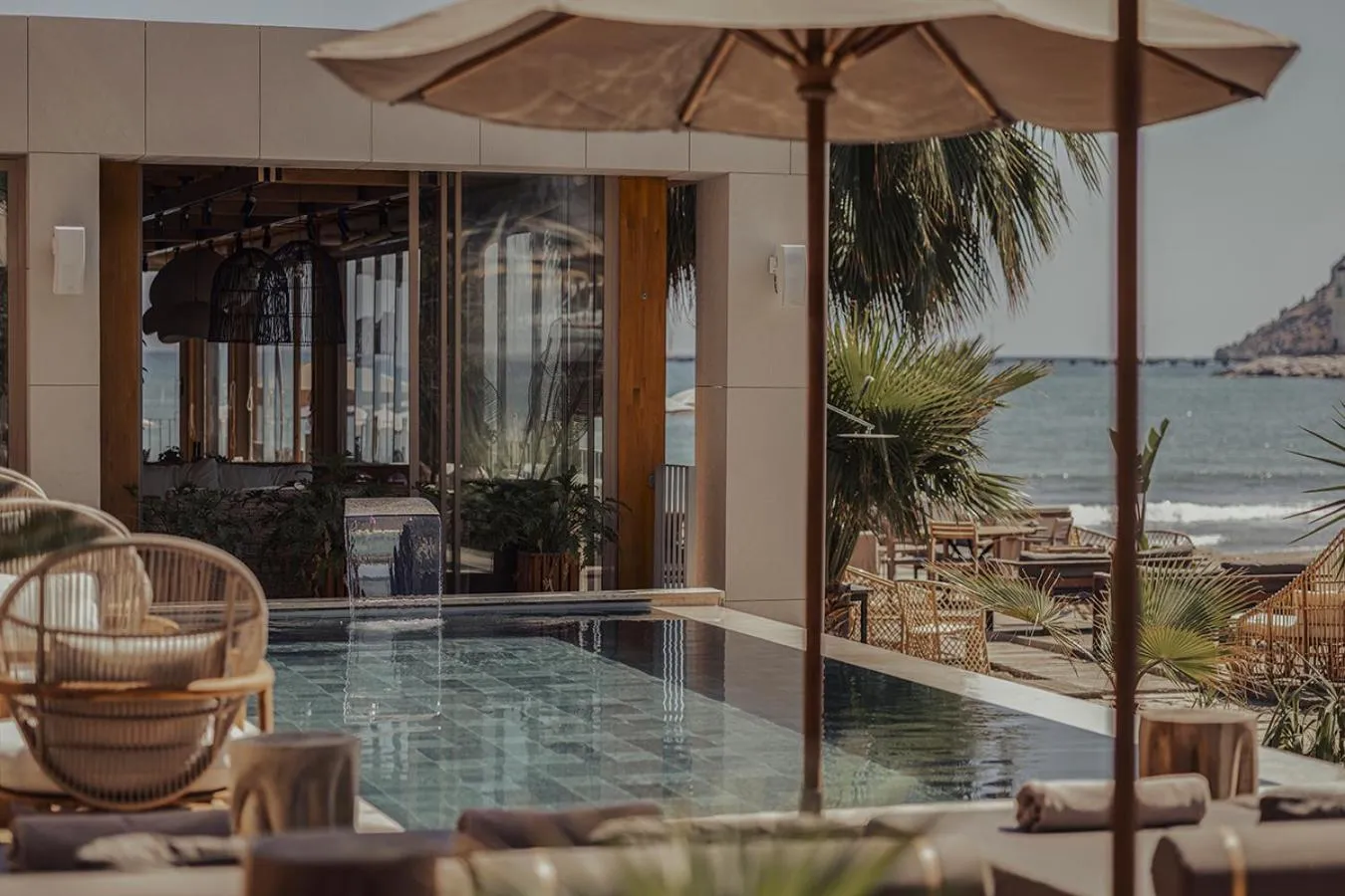 Pool view in En Vie Beach Boutique Hotel - Adults Only