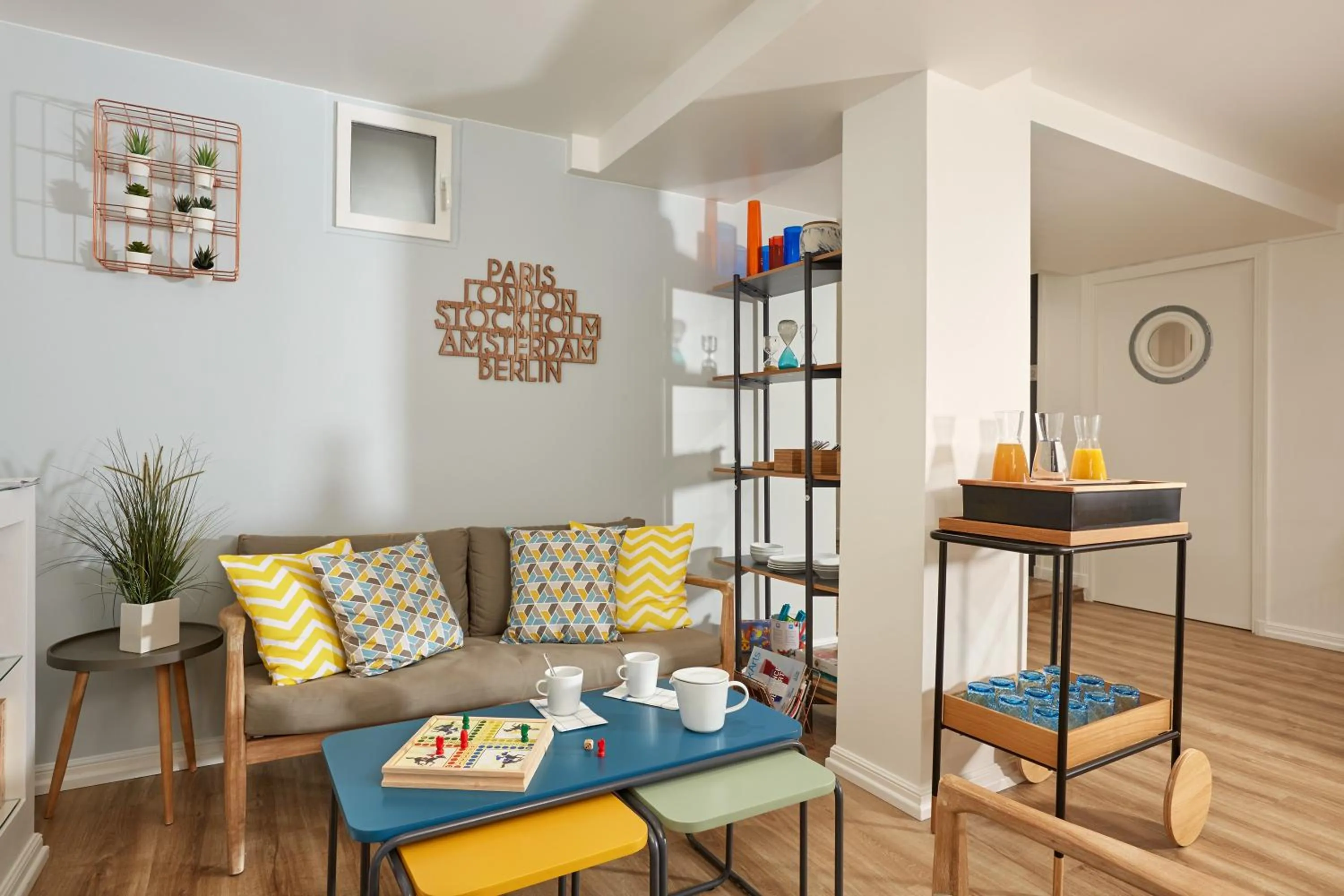 Seating area in Hotel Résidence Paris Asnières