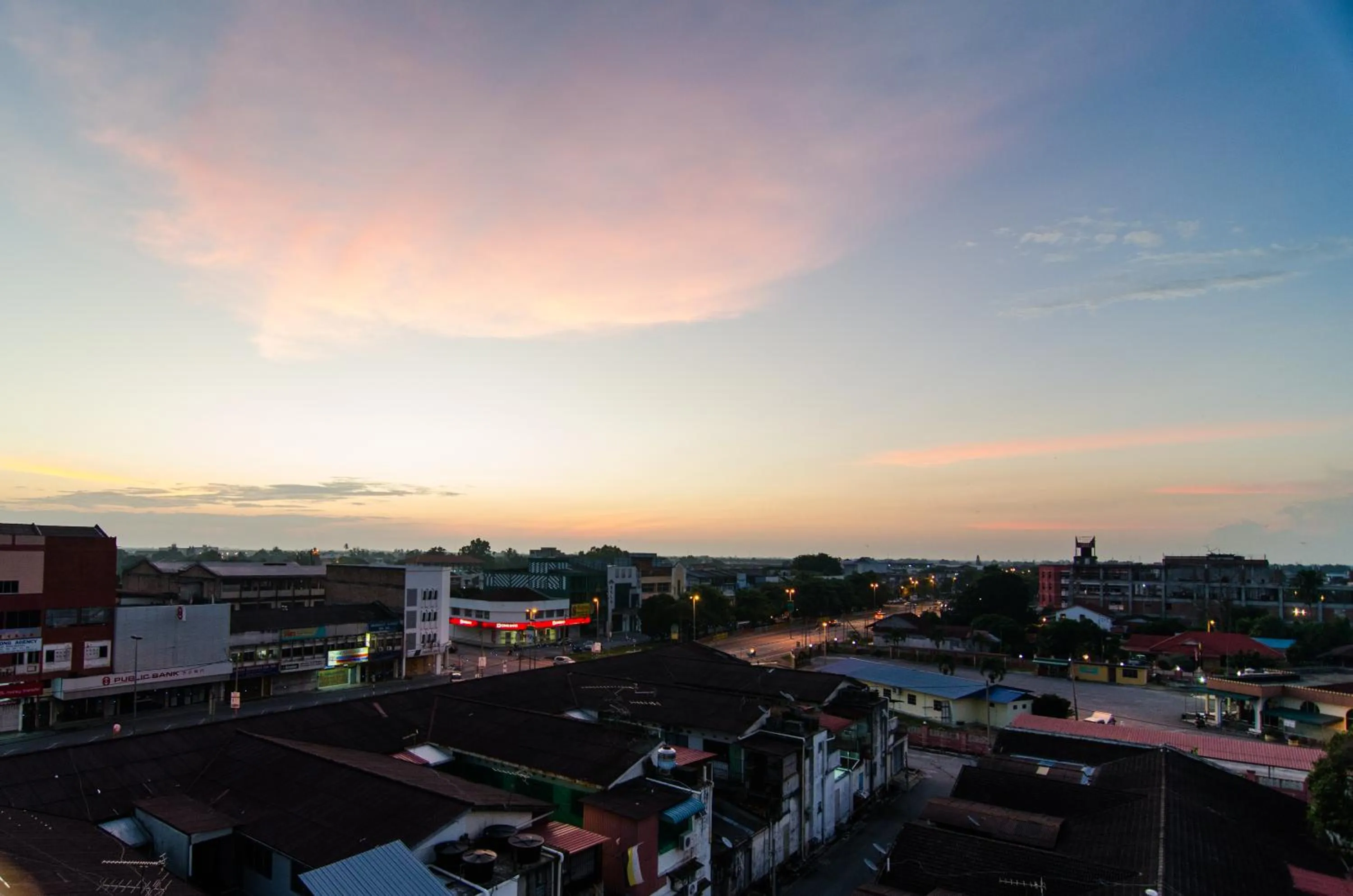 City view in Mornington Hotel Sitiawan