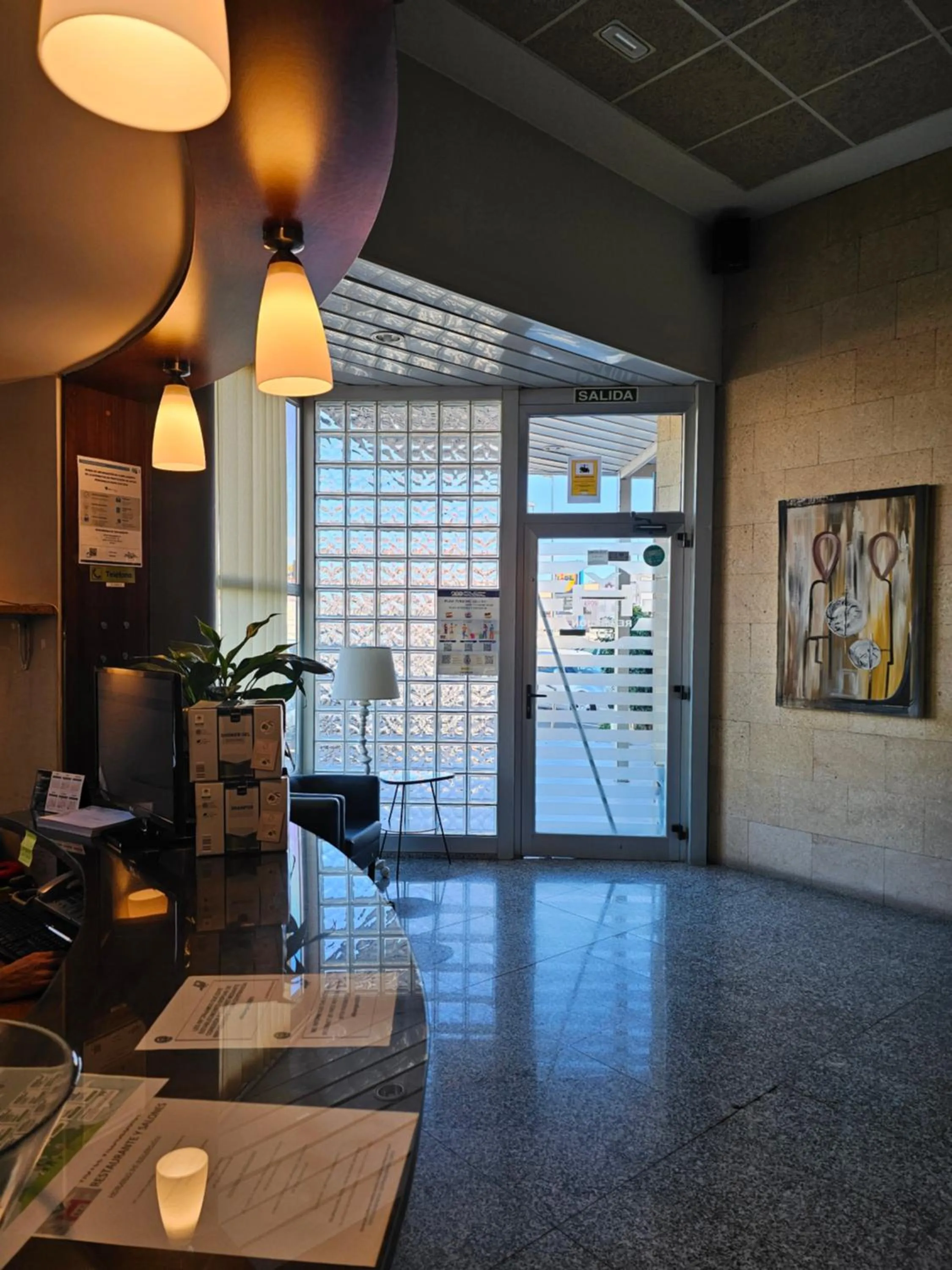 Lobby or reception in Hotel Villasegura