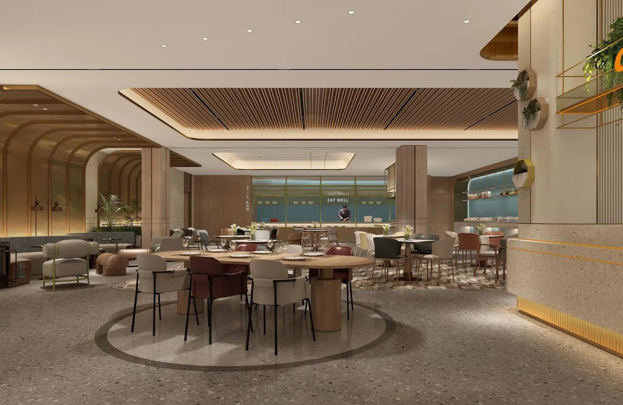 Restaurant/places to eat in EVEN Hotel Wuhan Airport Zone by IHG