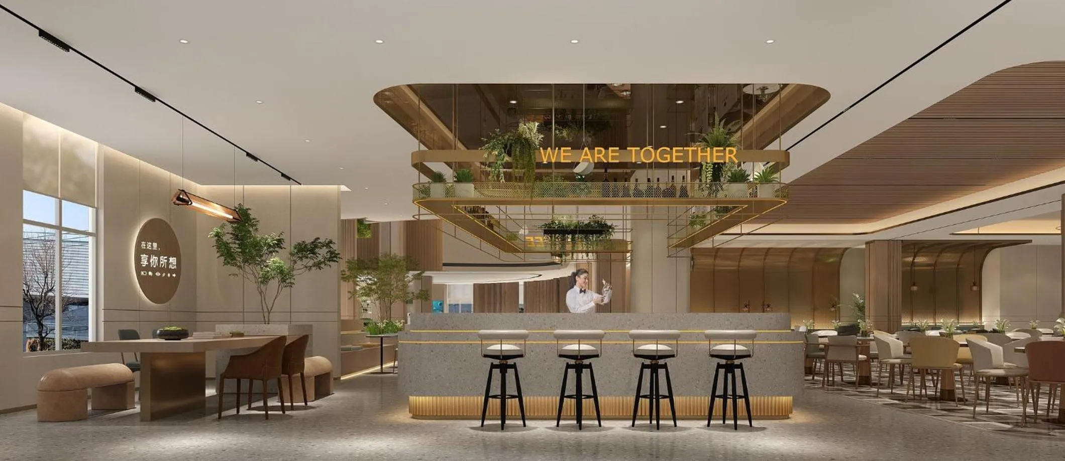 Restaurant/places to eat in EVEN Hotel Wuhan Airport Zone by IHG