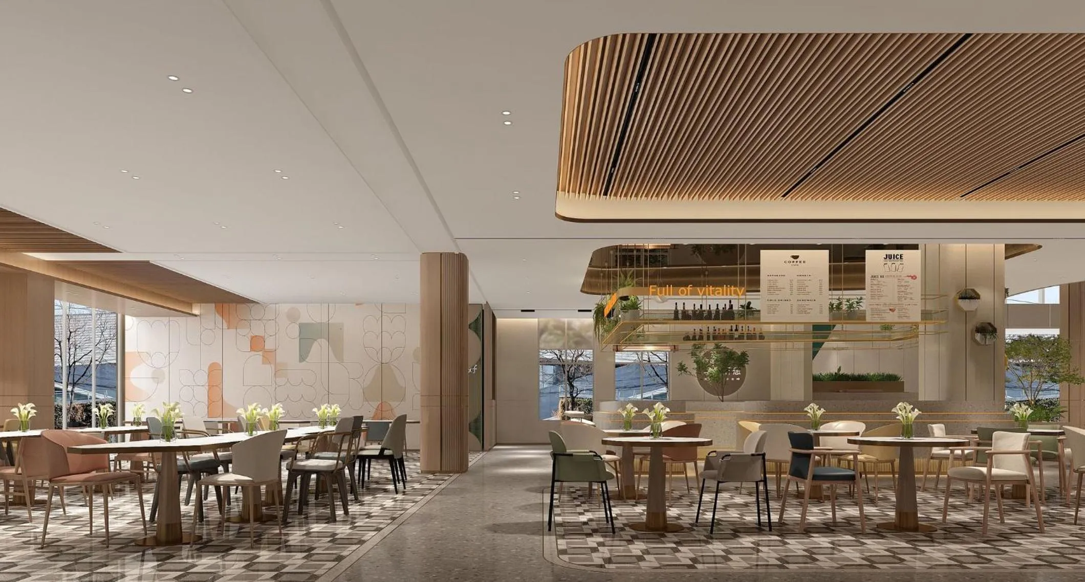 Restaurant/places to eat in EVEN Hotel Wuhan Airport Zone by IHG