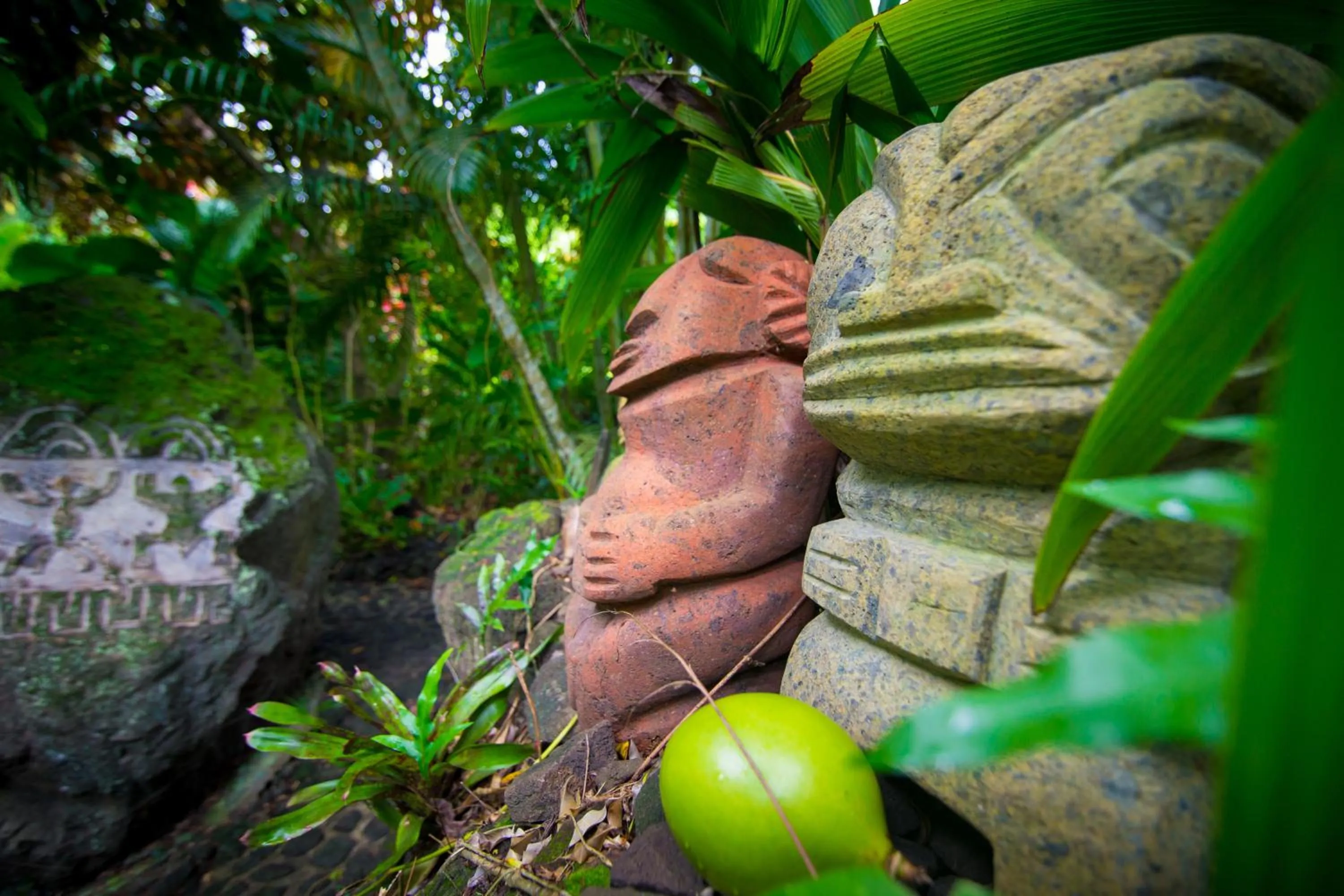 Decorative detail in Rohotu Fare