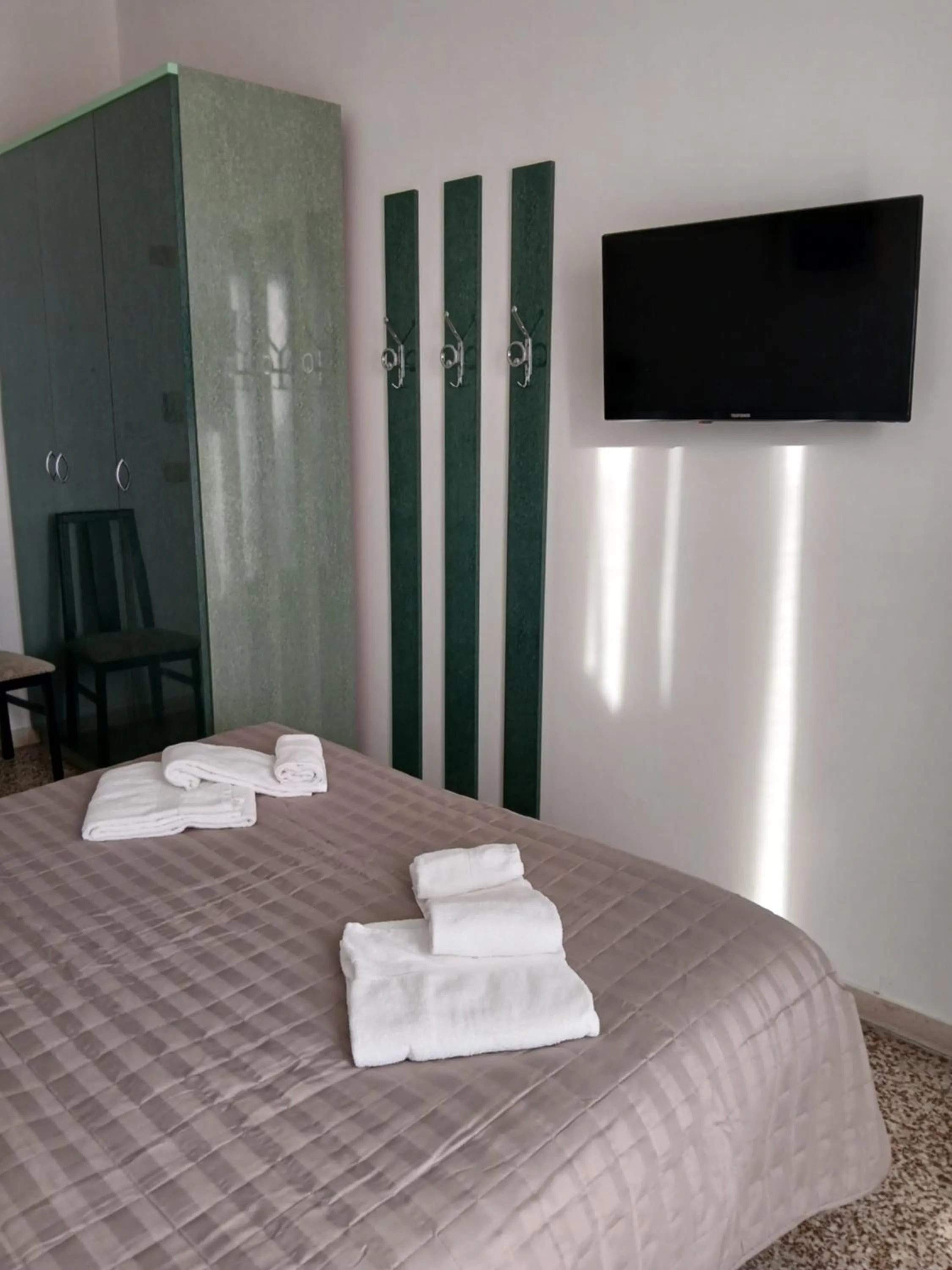 Bed in Hotel Concordia Palace