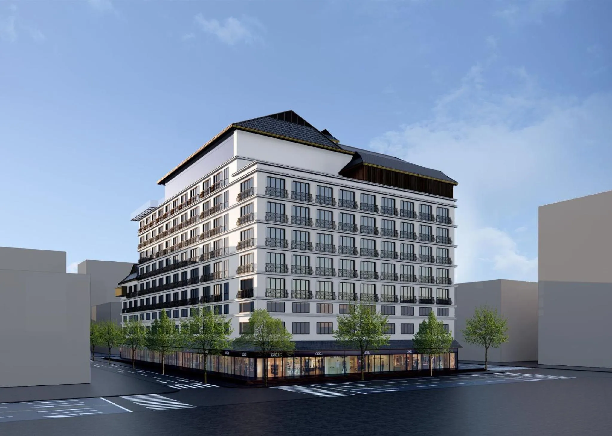 Property building in voco Xishuangbanna Gaozhuang by IHG