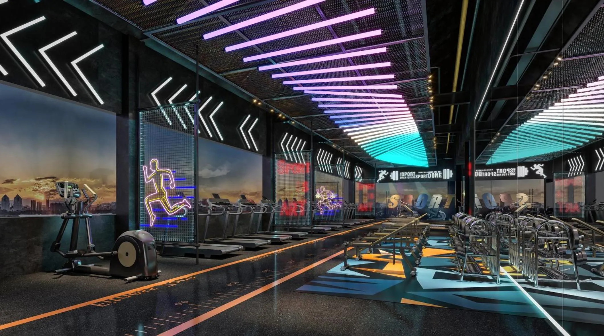 Fitness centre/facilities in voco Xishuangbanna Gaozhuang by IHG