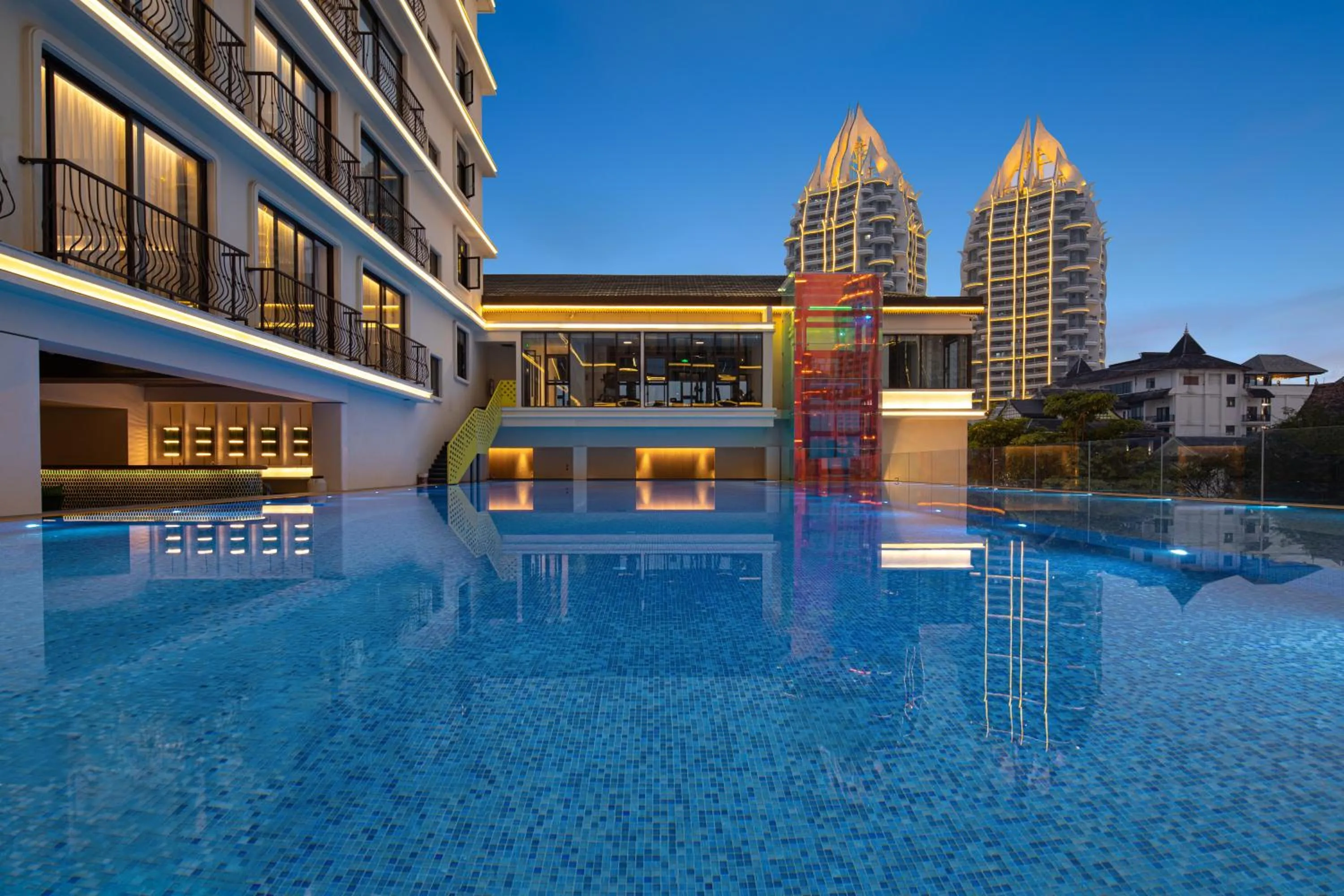 Pool view in voco Xishuangbanna Gaozhuang by IHG