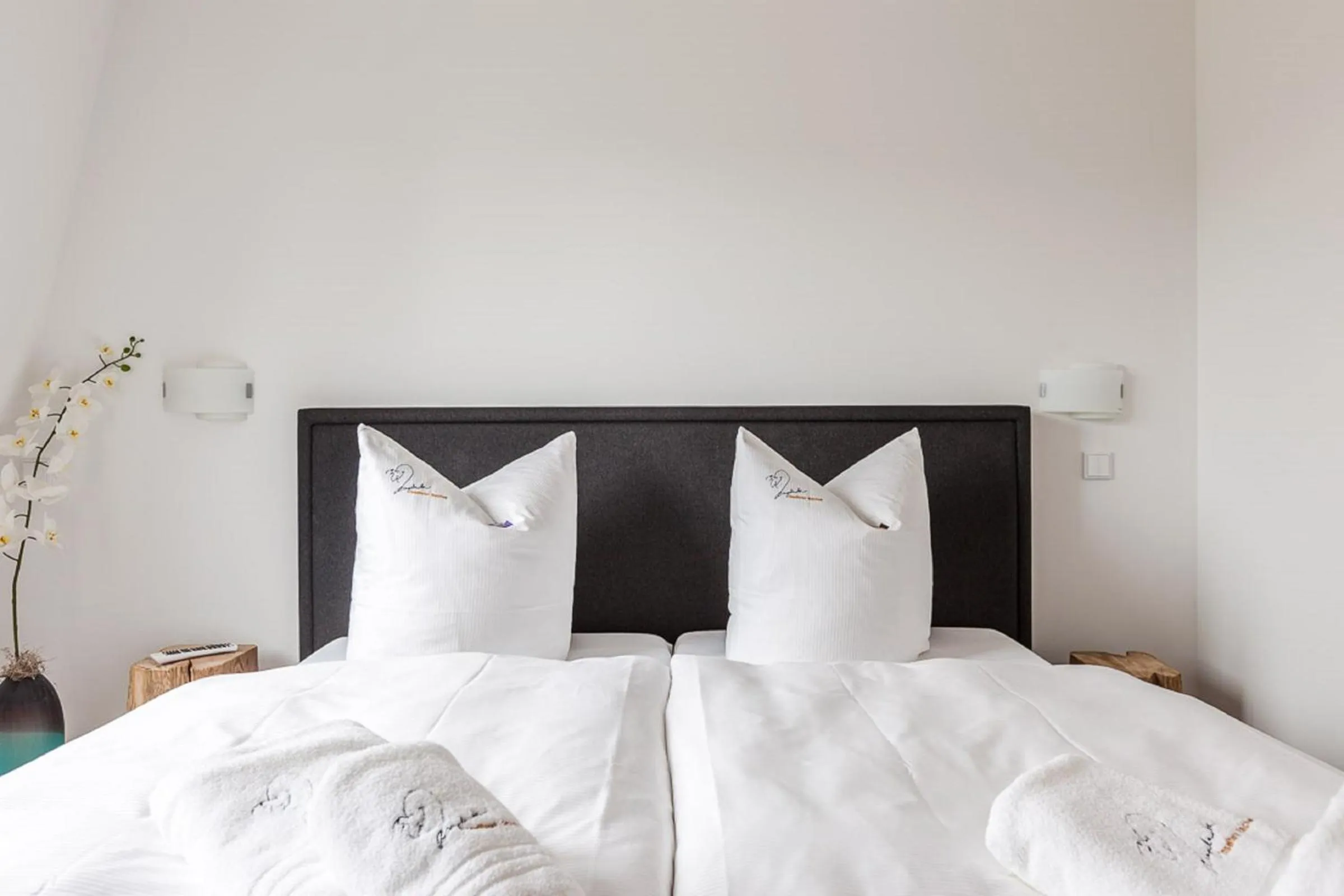 Bedroom, Bed in Inselhotel Ringelnatz