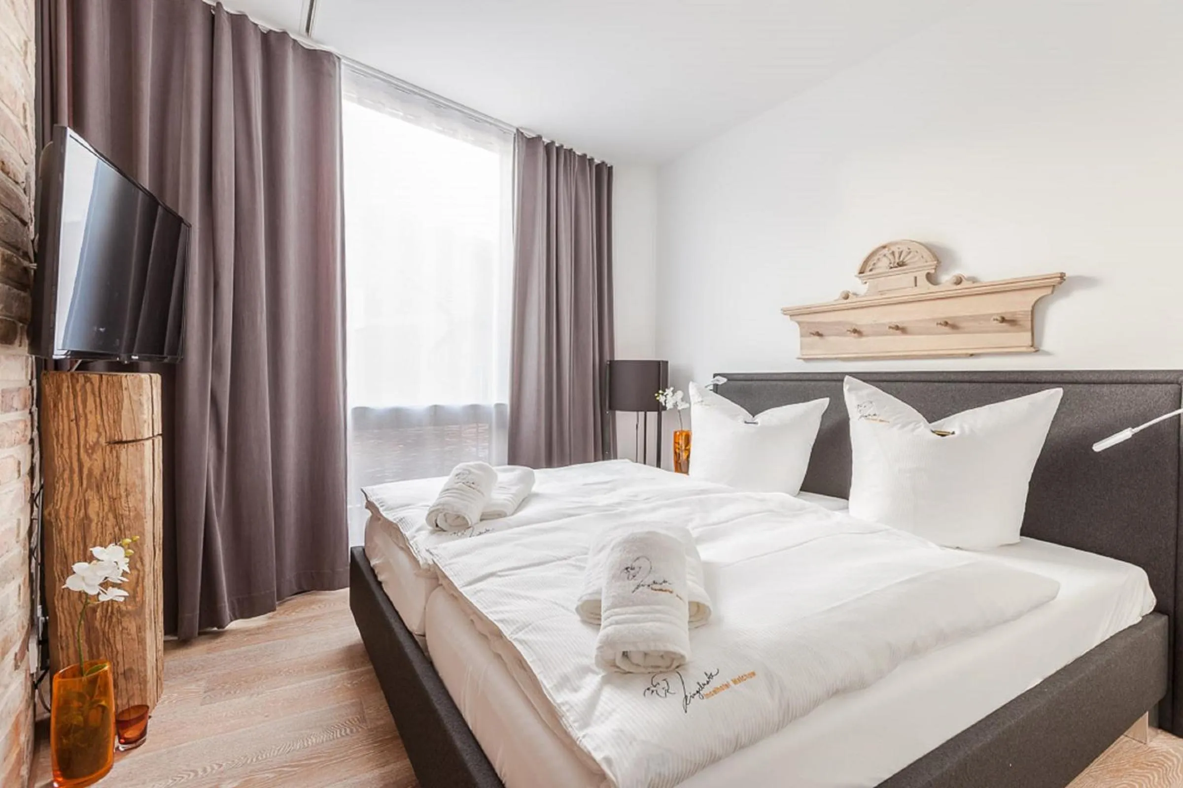 Bedroom, Bed in Inselhotel Ringelnatz