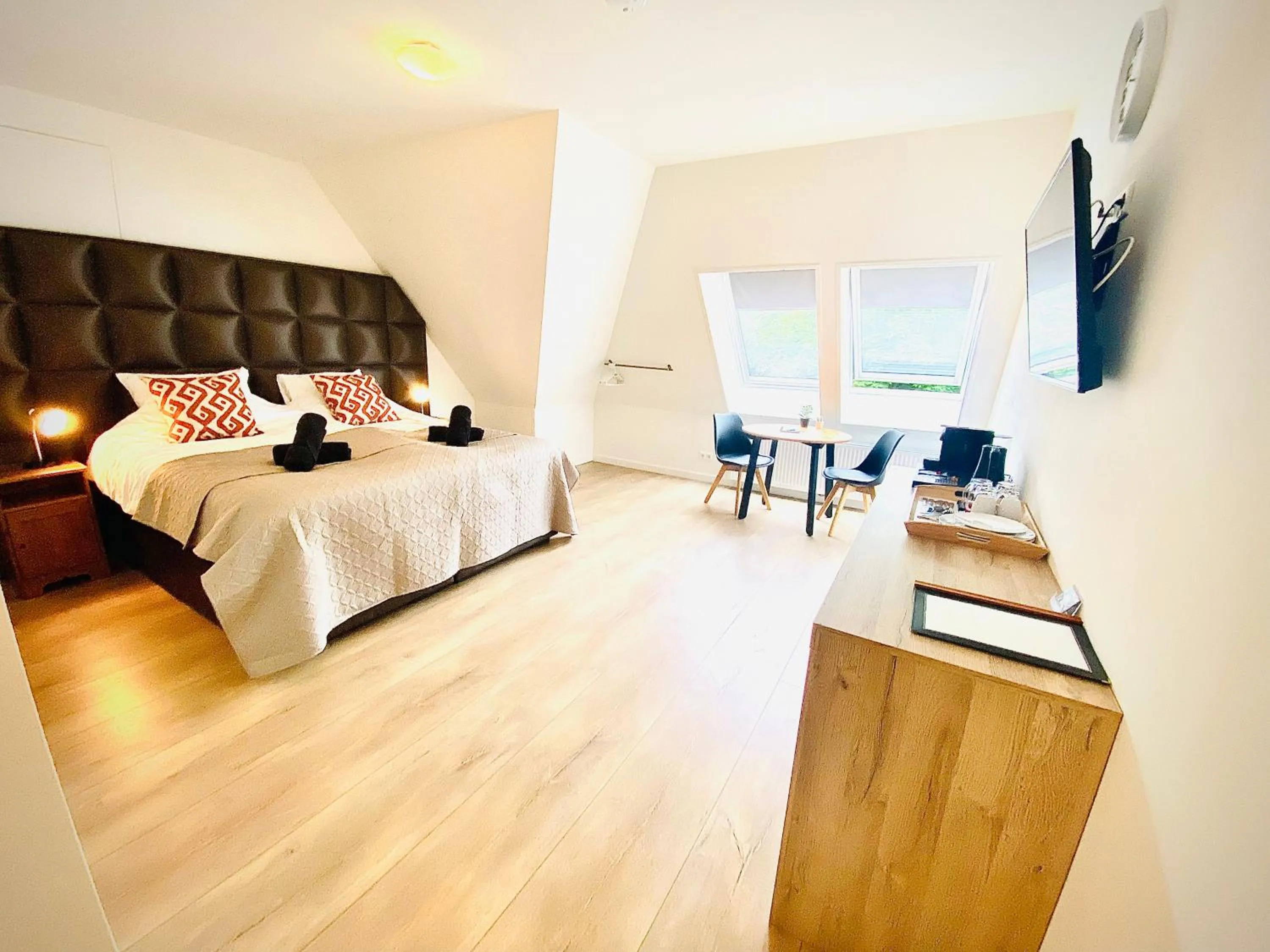 Bed in The island life Texel - Wellness