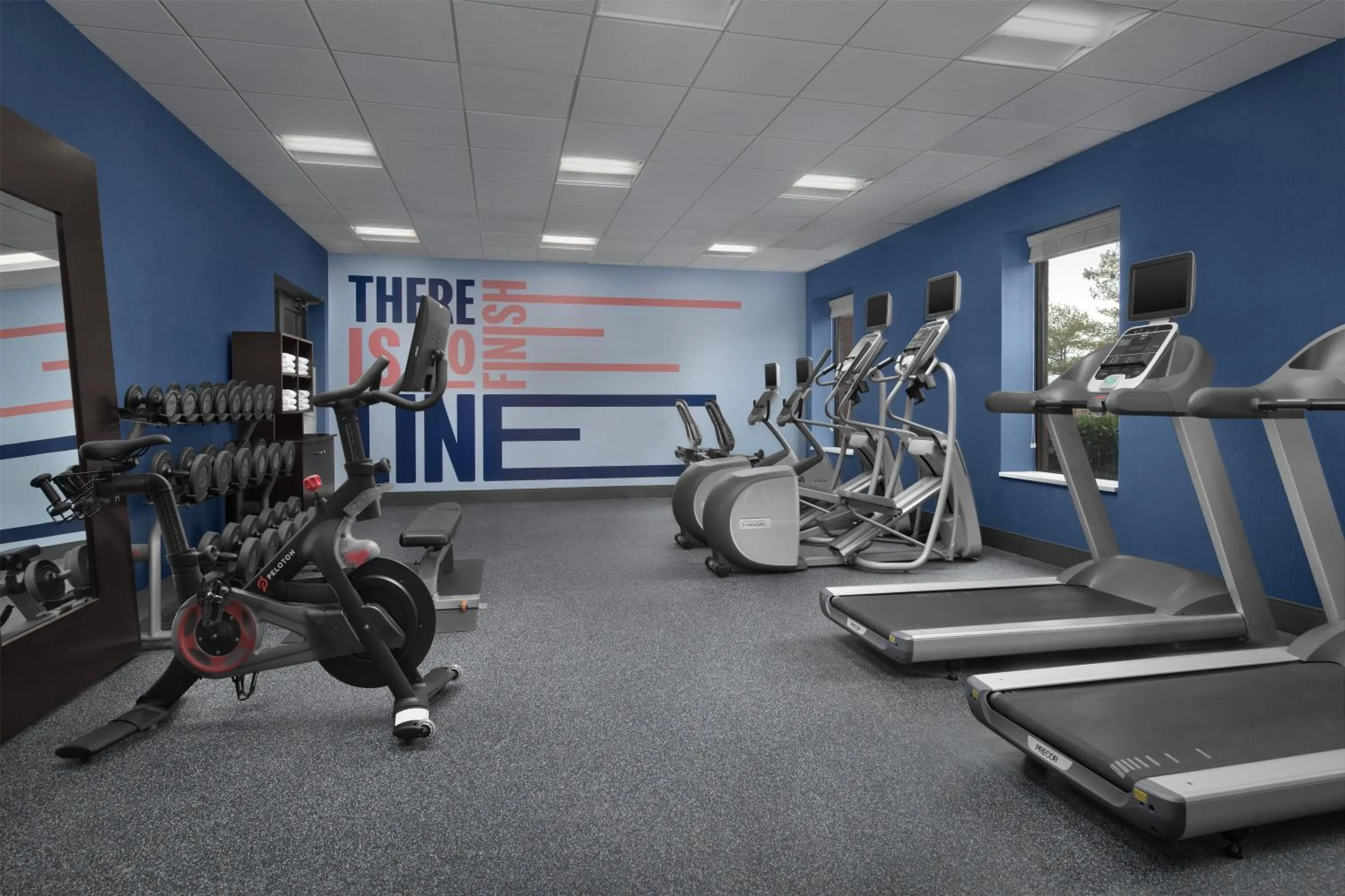 Fitness centre/facilities in Hampton Inn & Suites Baltimore North/Timonium, MD