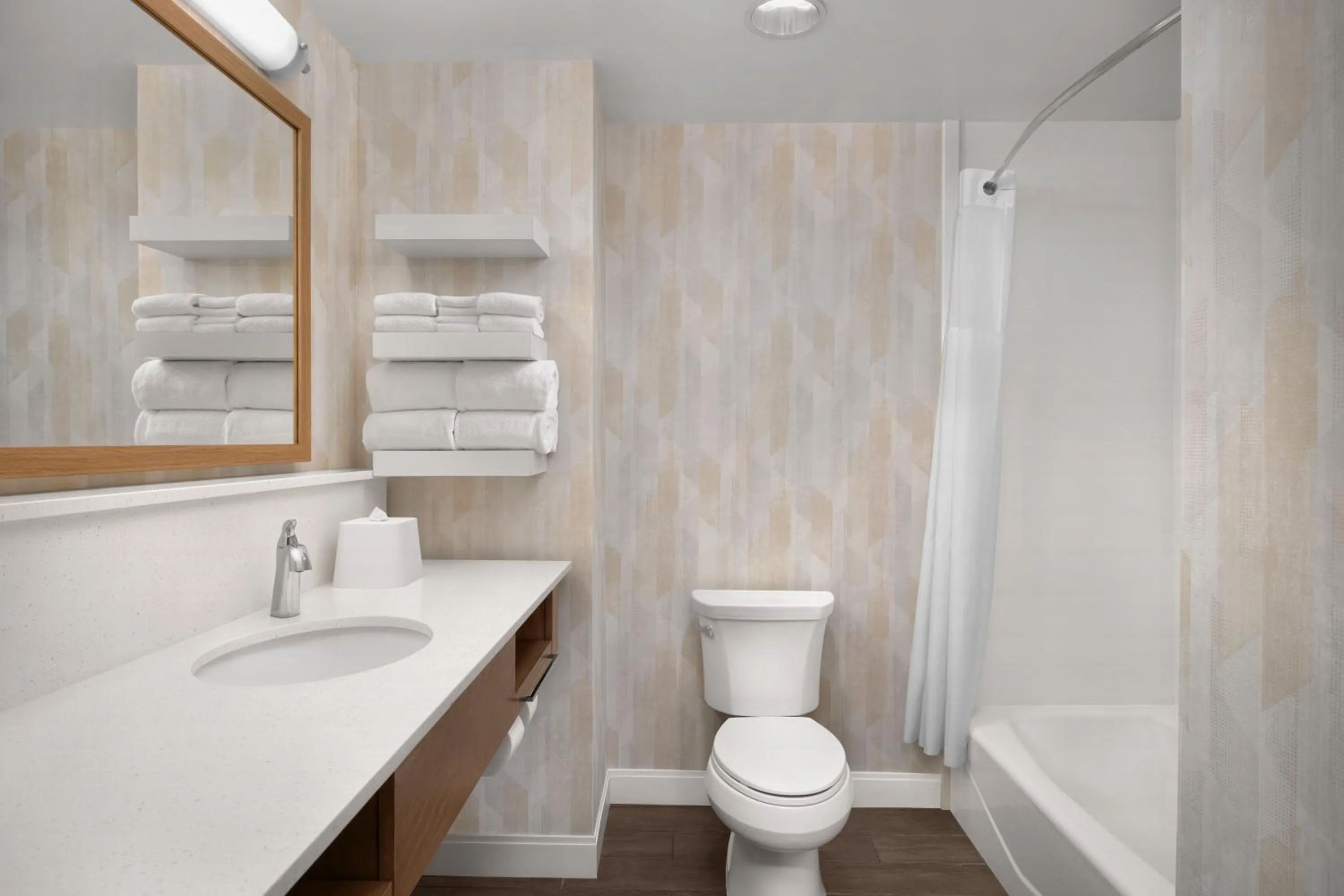 Bathroom in Hampton Inn & Suites Baltimore North/Timonium, MD