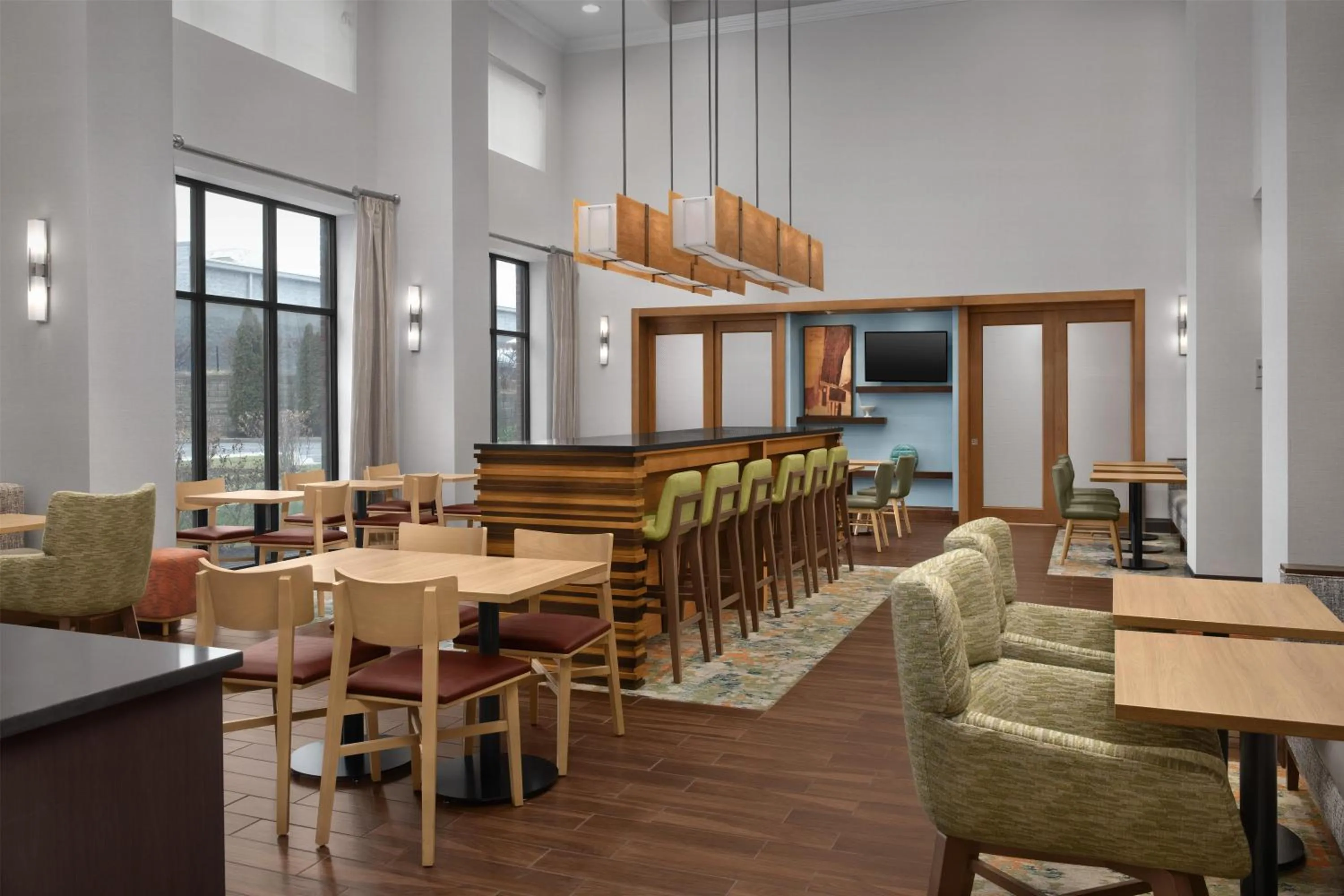 Lobby or reception in Hampton Inn & Suites Baltimore North/Timonium, MD