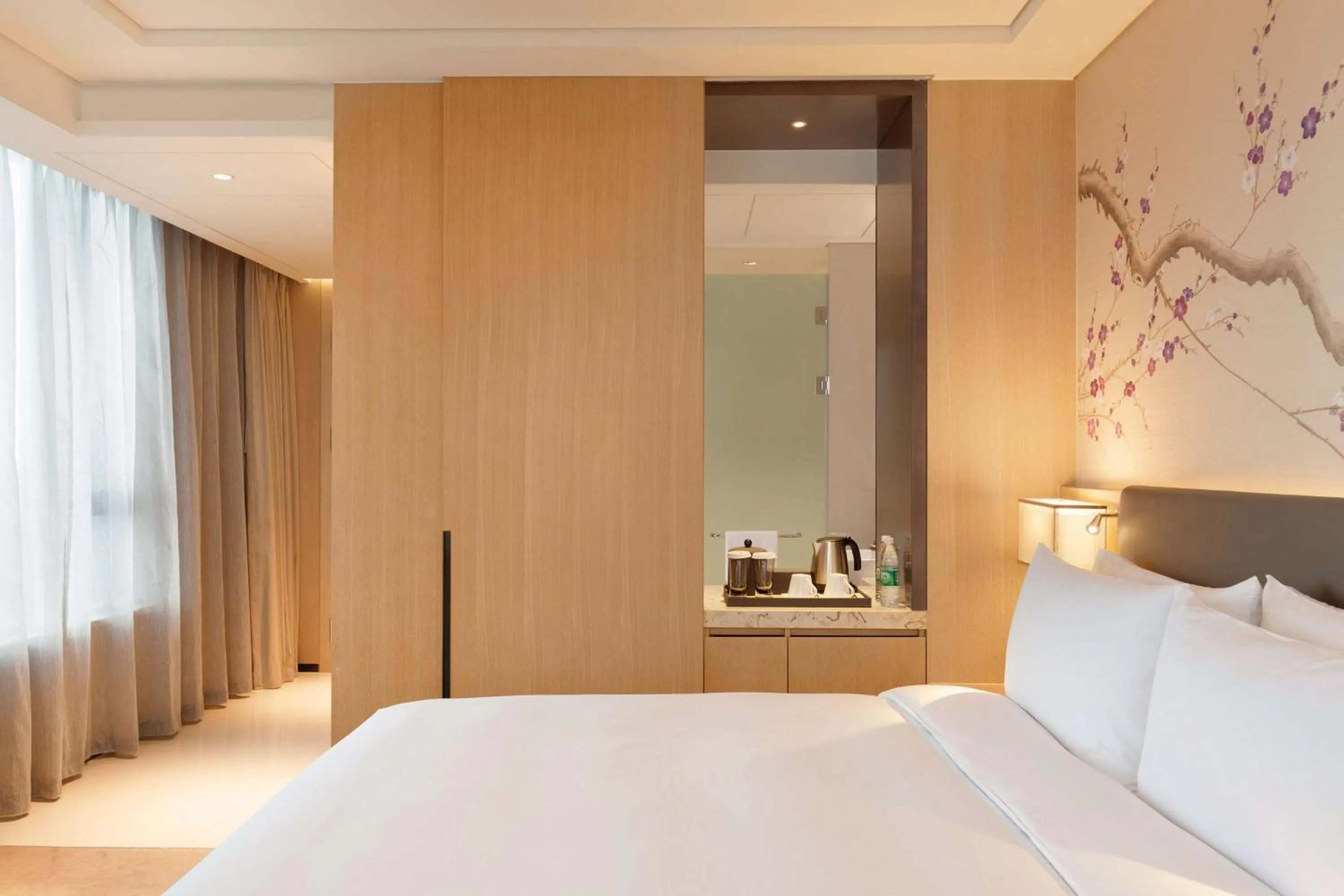 Bed in Hilton Garden Inn Dandong