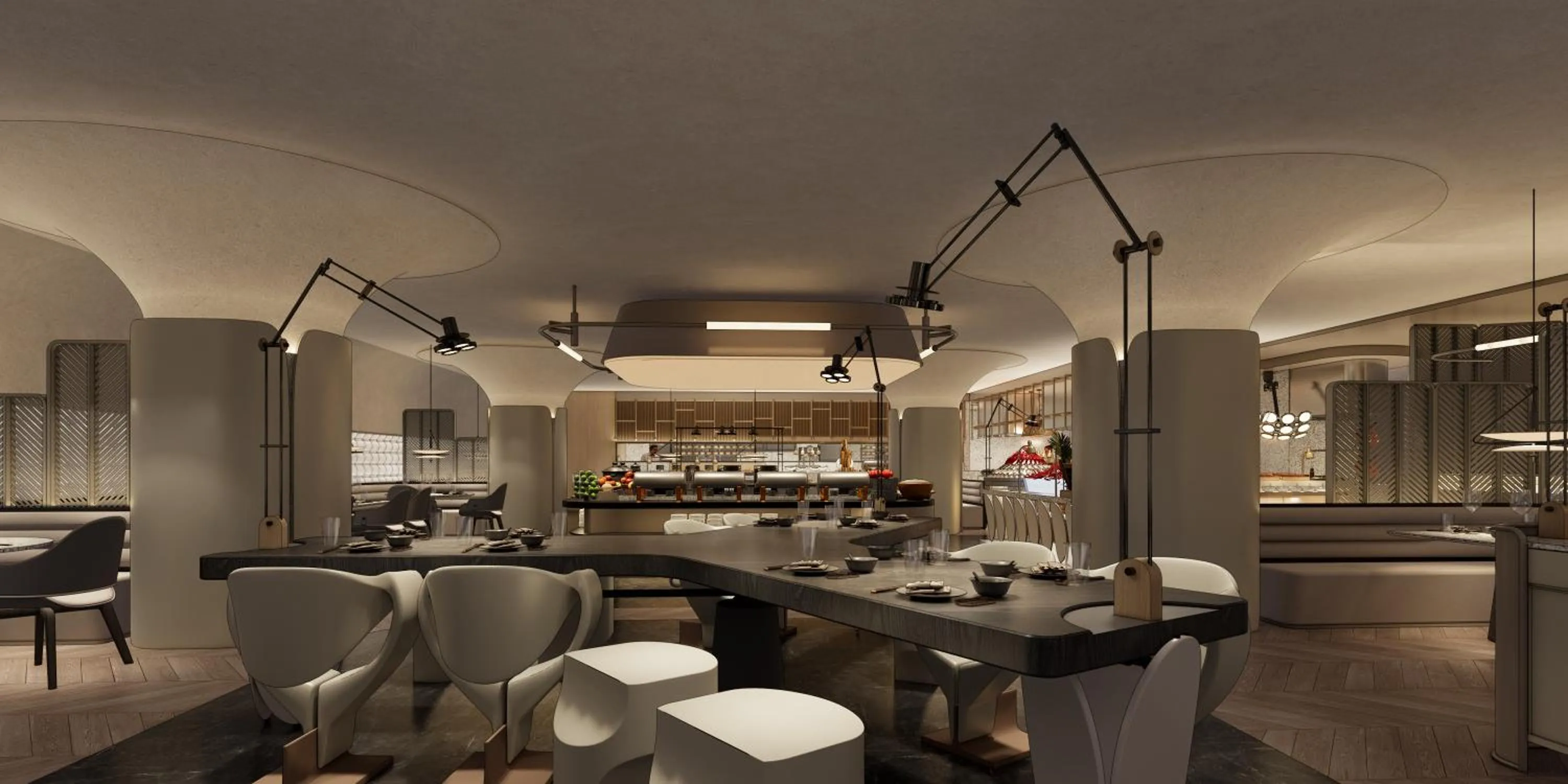 Restaurant/places to eat in Hilton Garden Inn Dandong