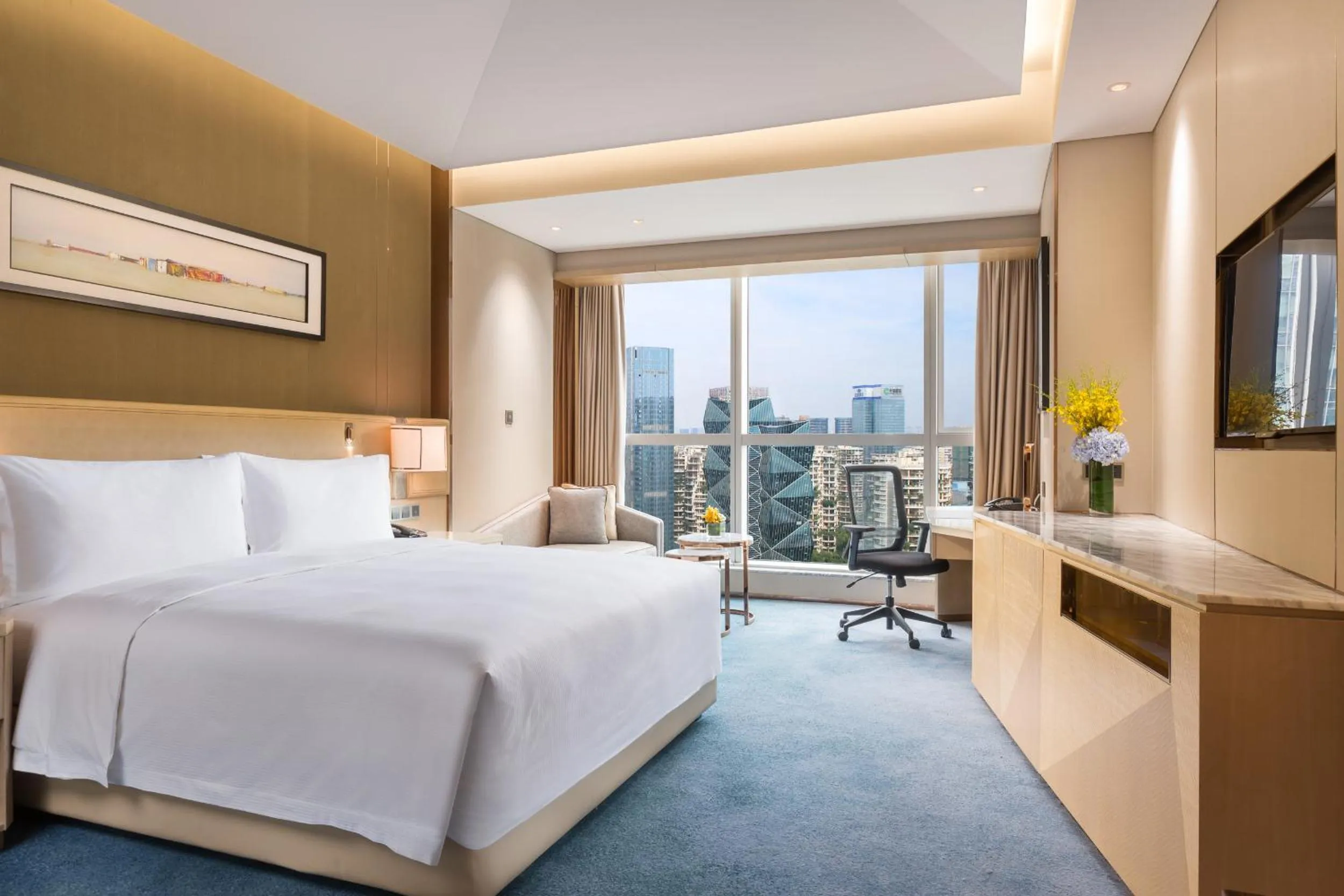 Bedroom, Bed in Seaton Hotel Chengdu-Mini Bar Free for 1st Night