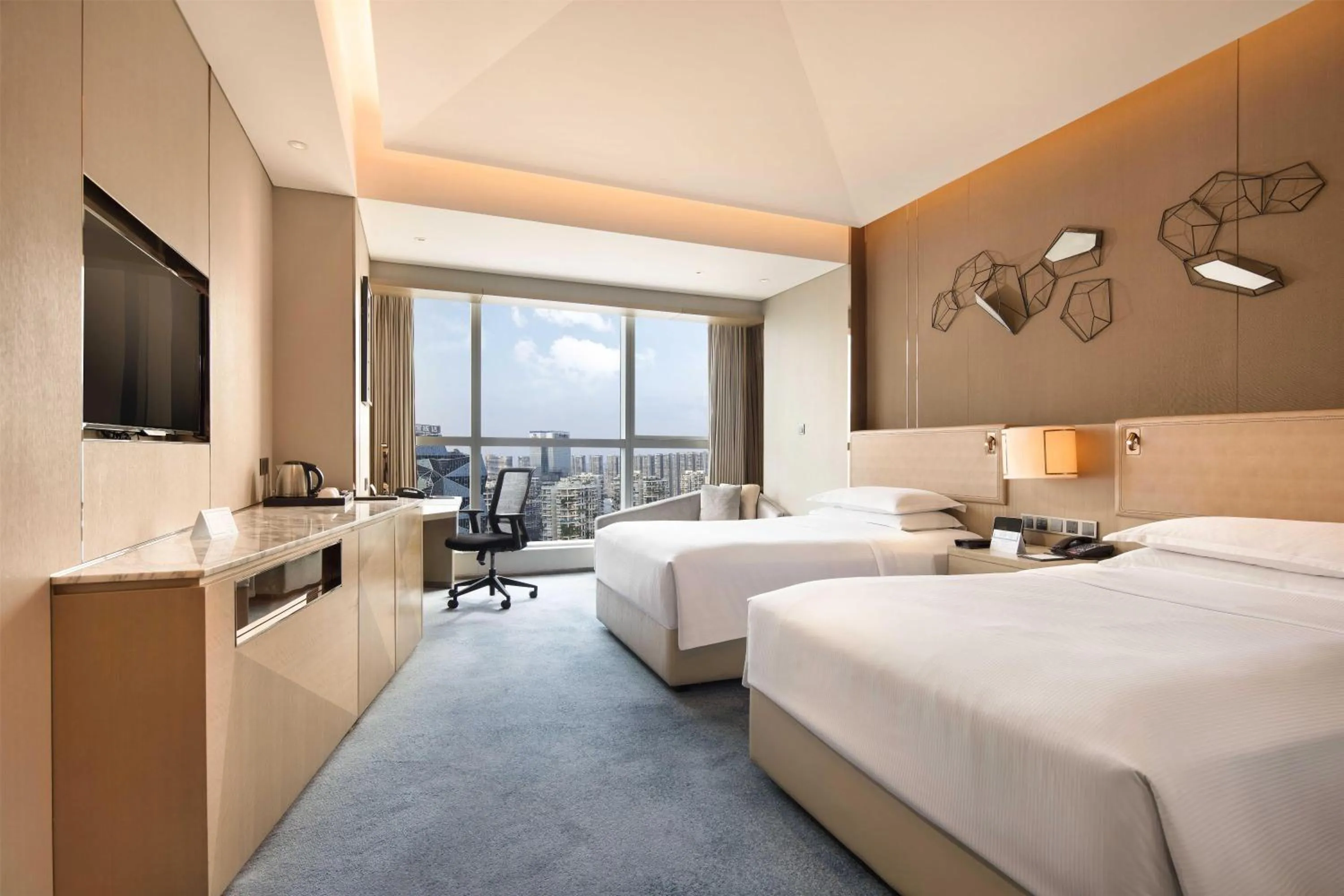 Bed in Hilton Chengdu