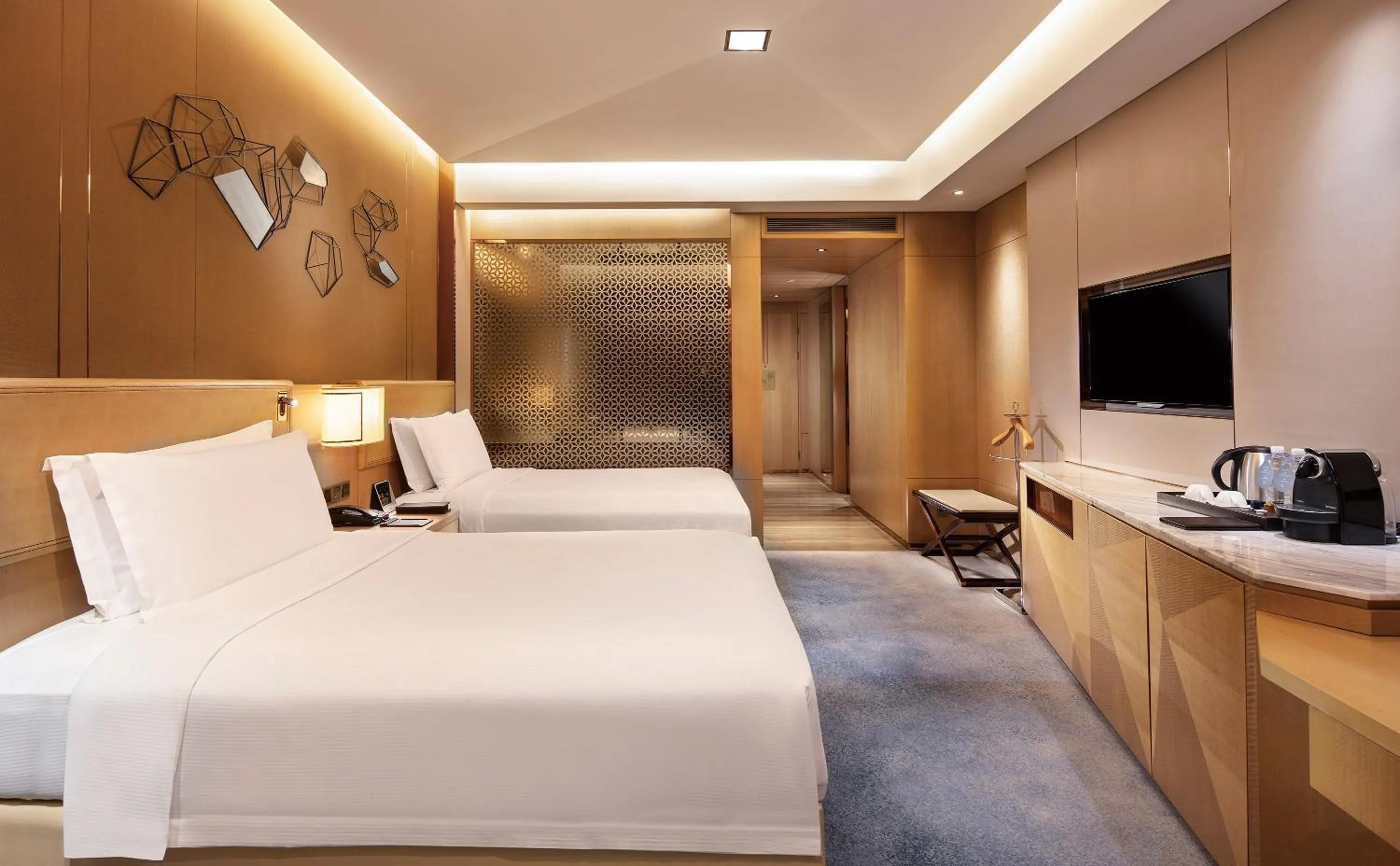 Bed in Hilton Chengdu