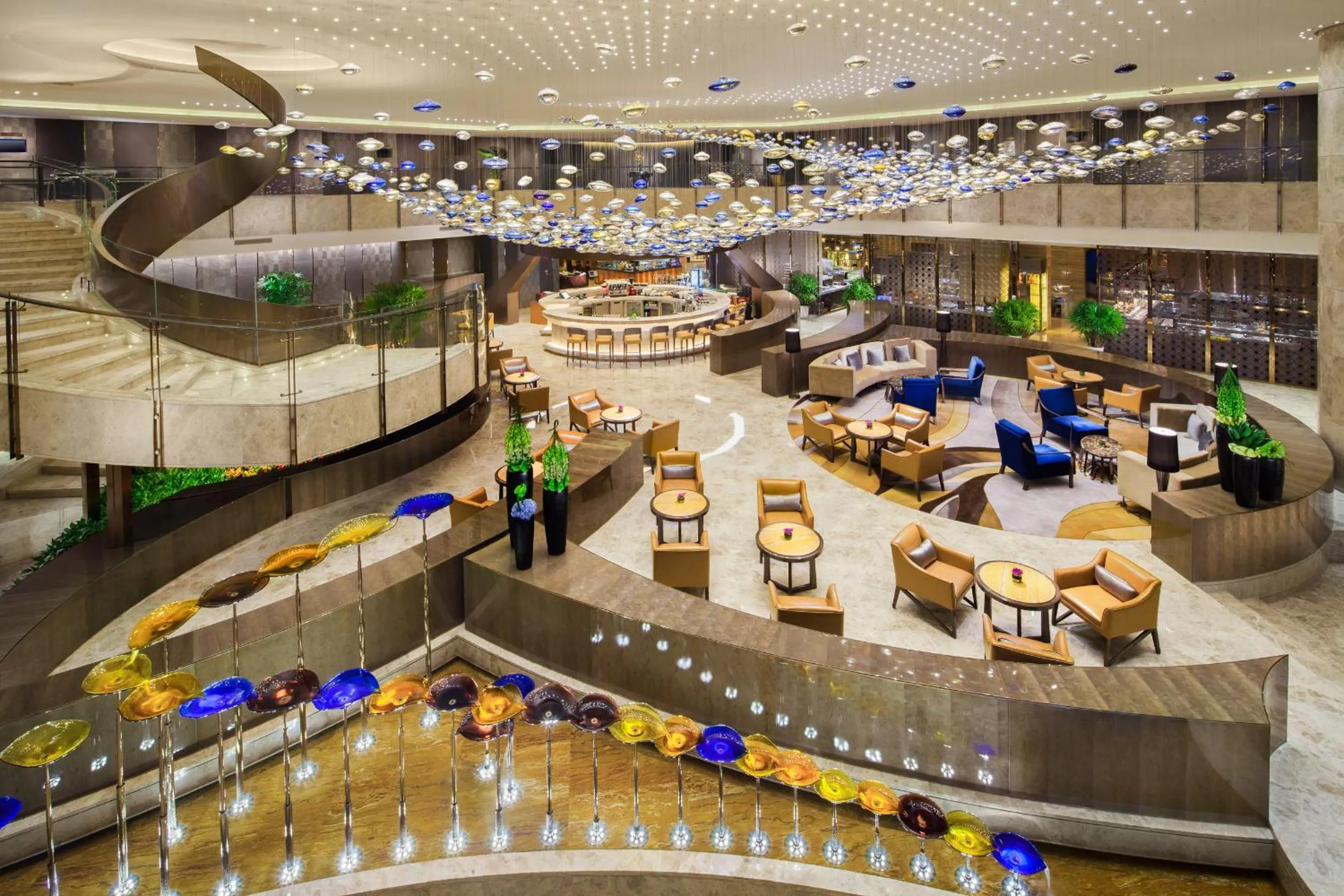 Lounge or bar in Hilton Chengdu