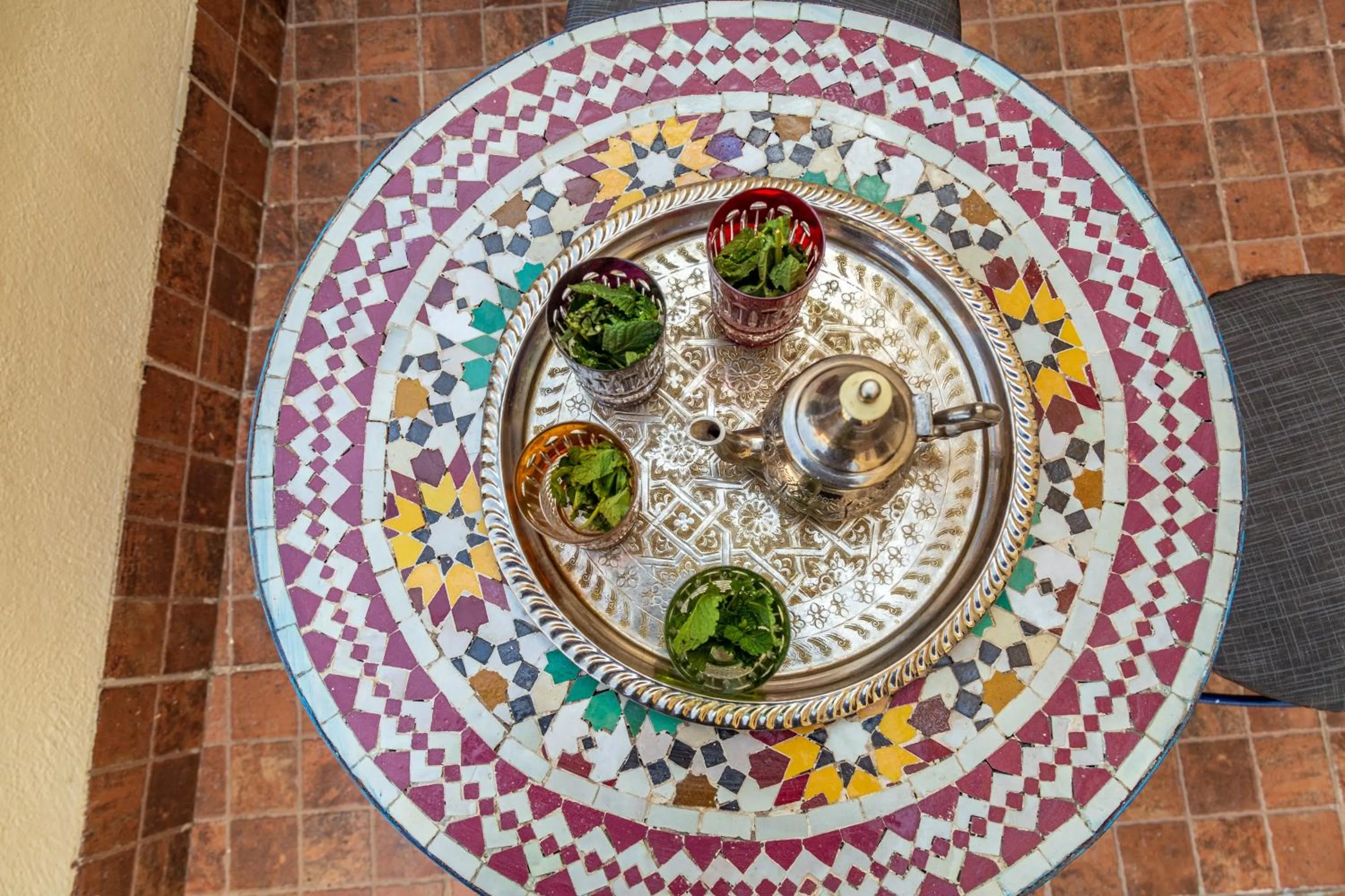 Decorative detail in Riad Tahra & Spa