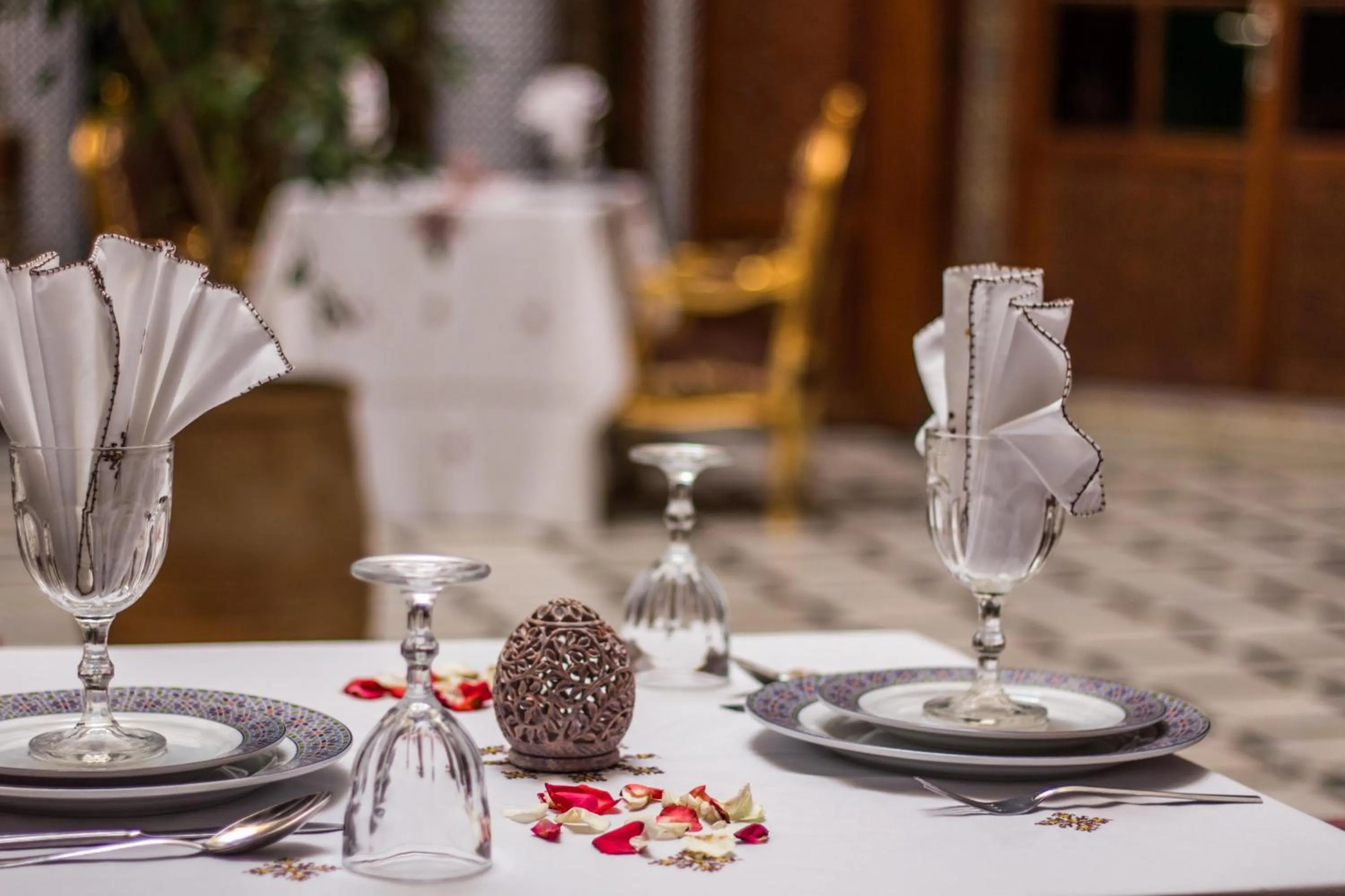 Patio in Riad Tahra & Spa